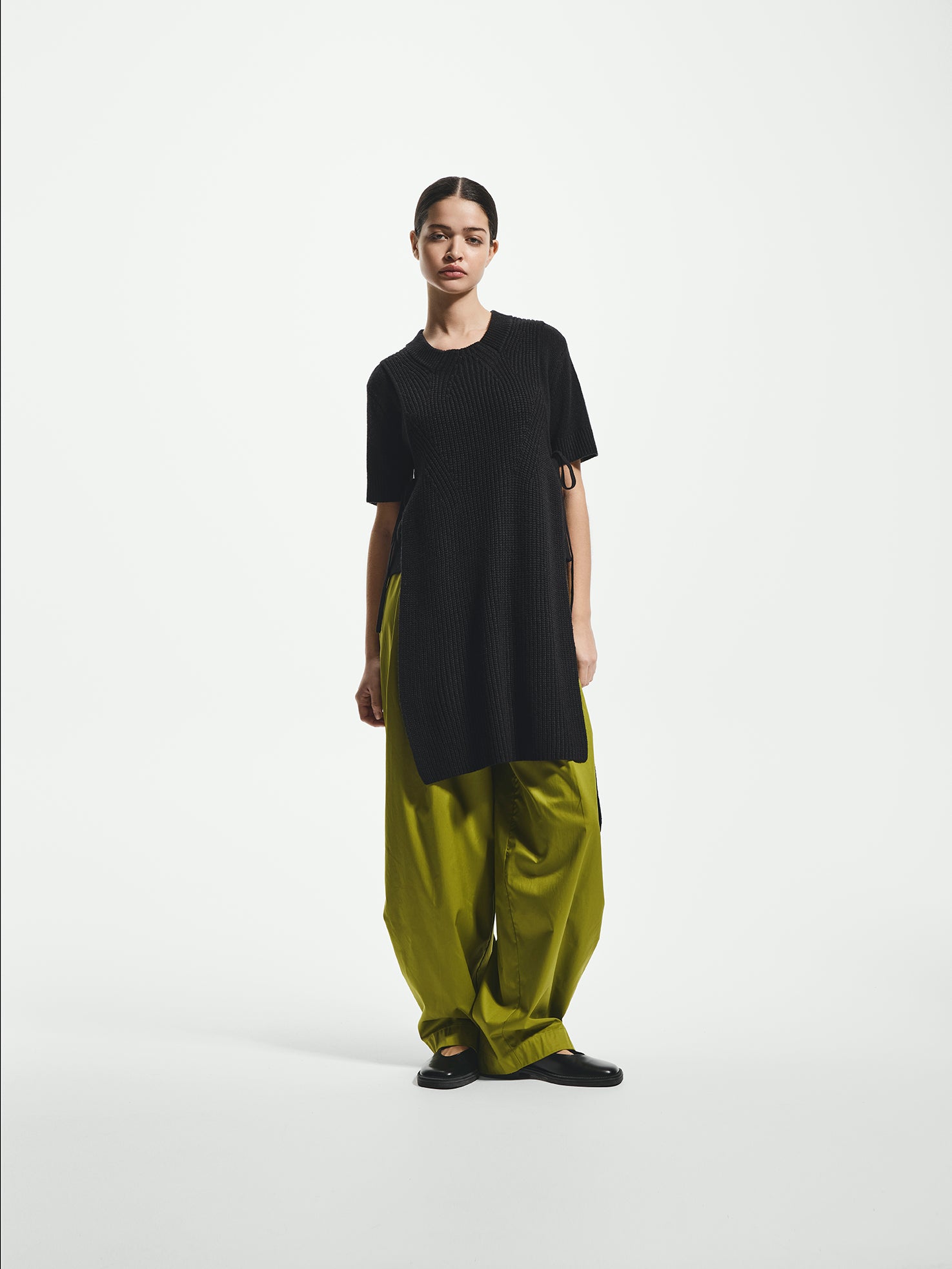 asymmetrical t shirt dress UPCYCLED ASYMMETRICAL T-SHIRT DRESS ZAIGA BRUTANE STUDIO