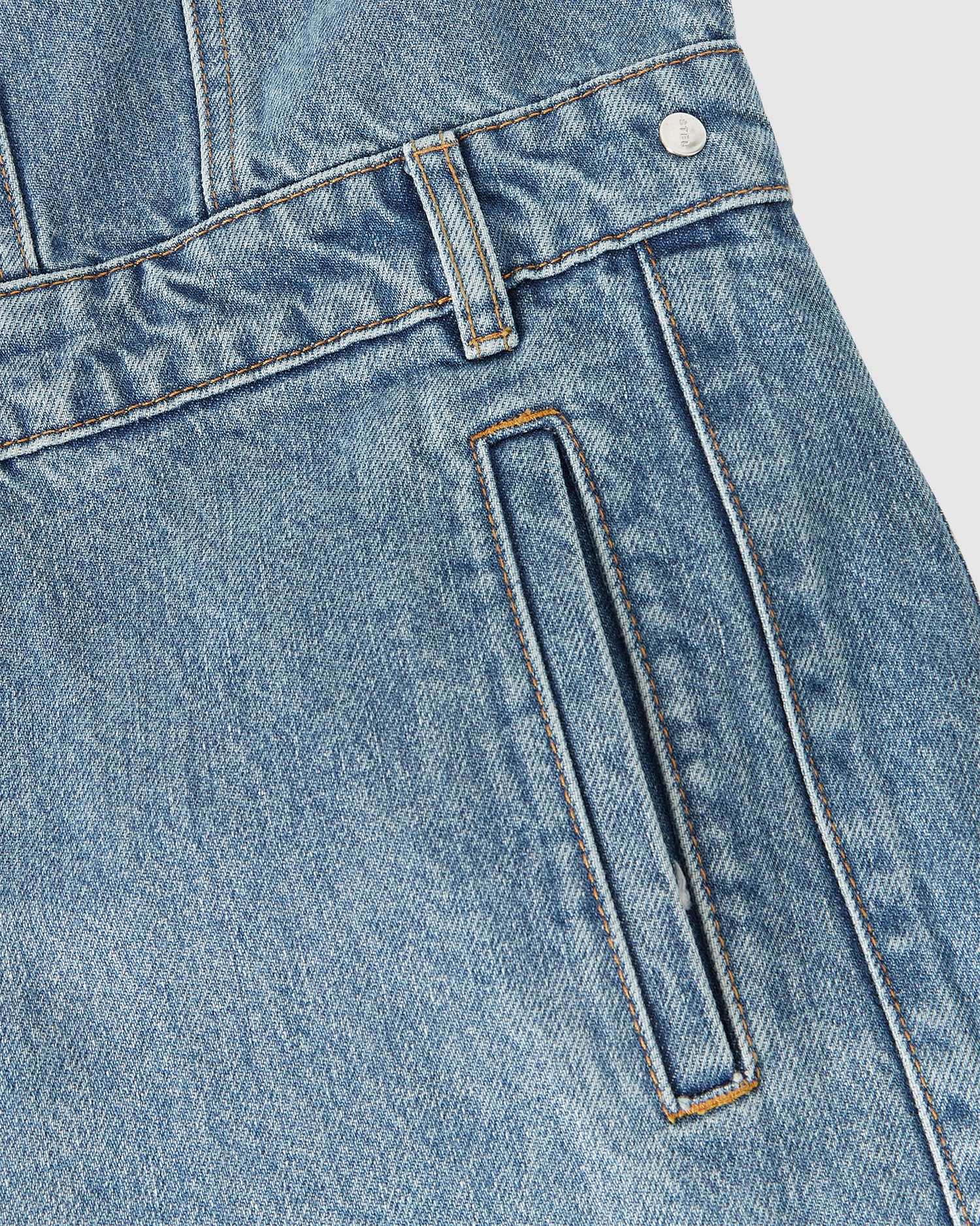 Sleeveless Denim Jacket Dress