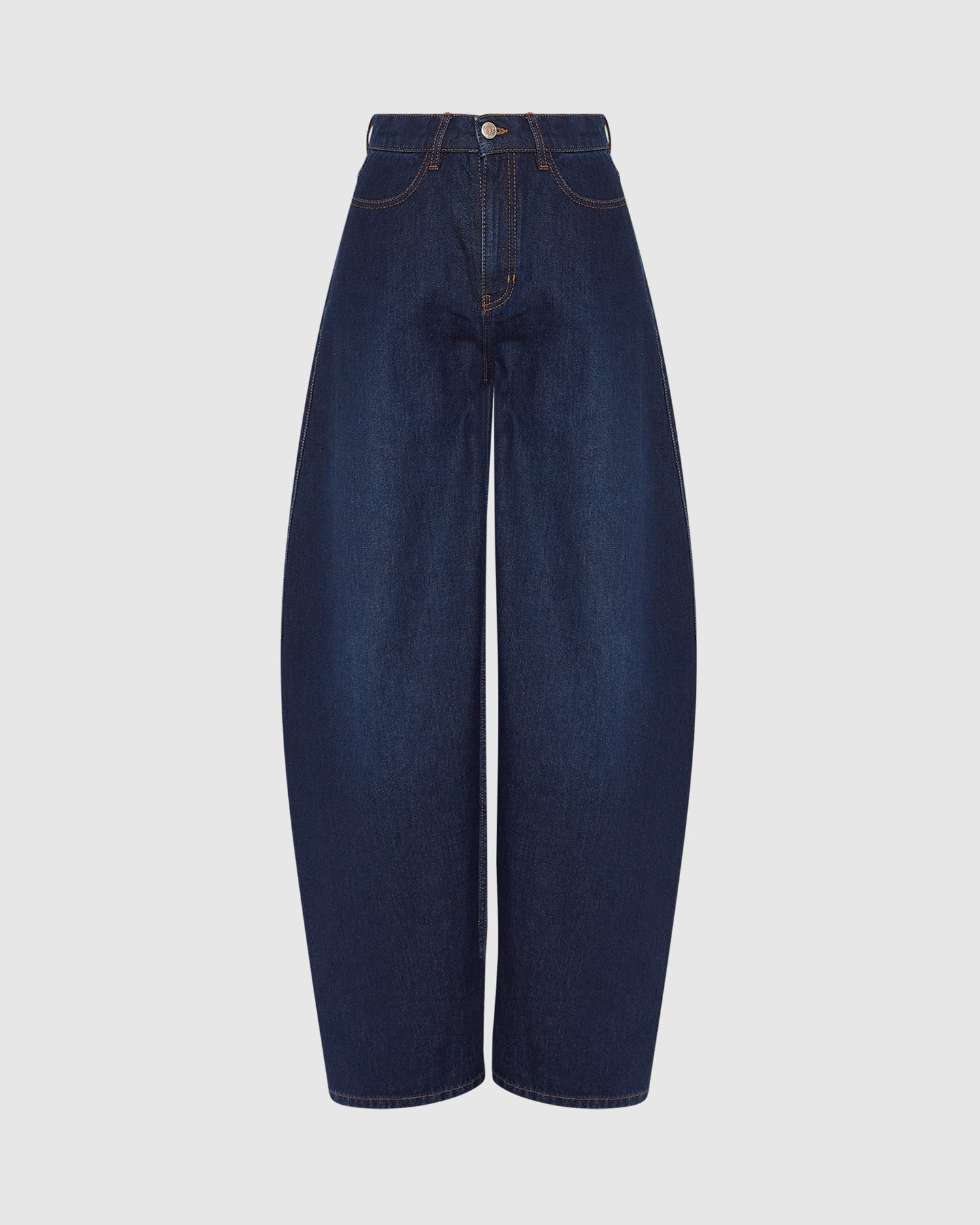 Wide Barrow Leg Denim Jeans