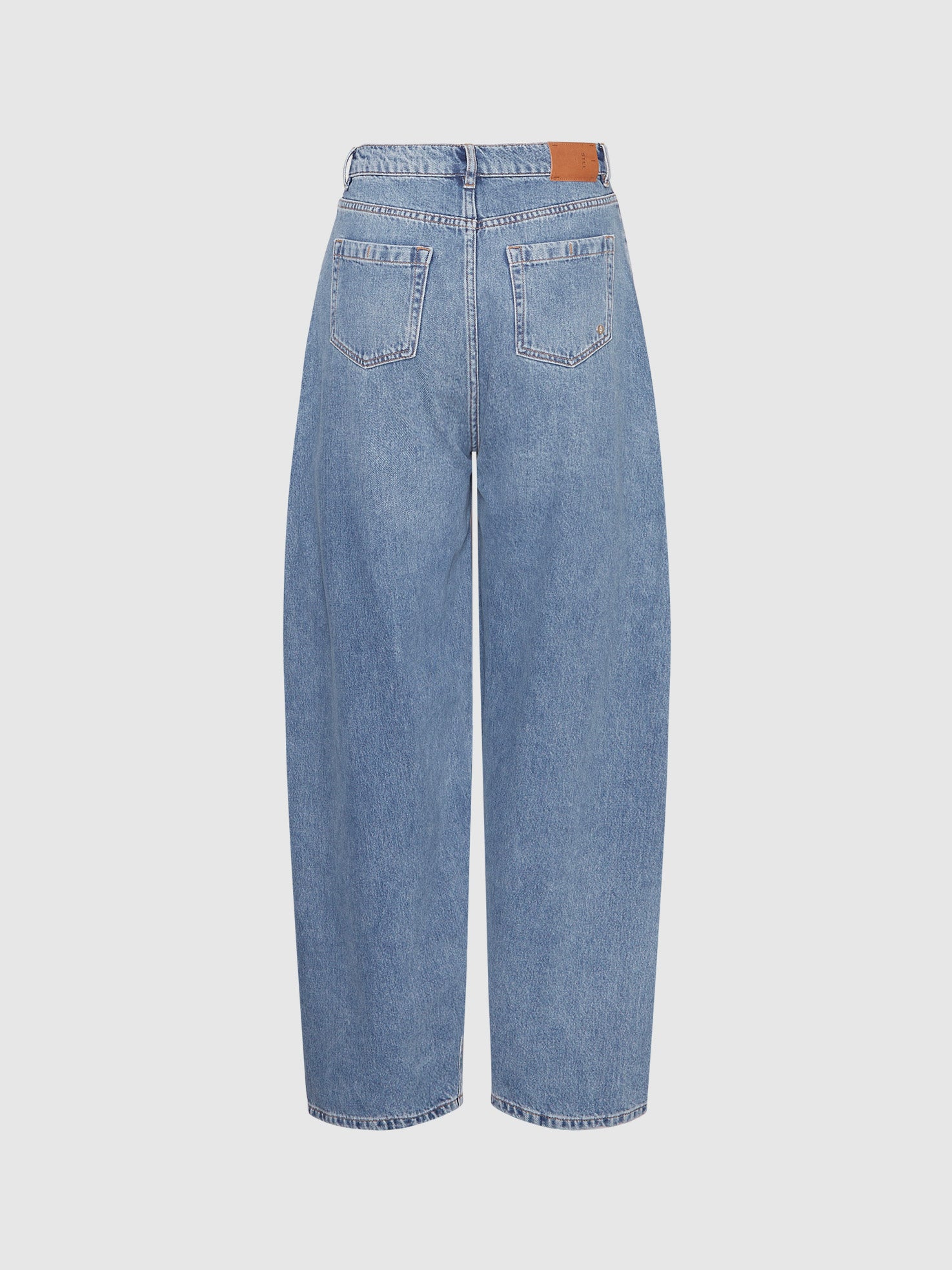 Wide Barrow Leg Denim Jeans