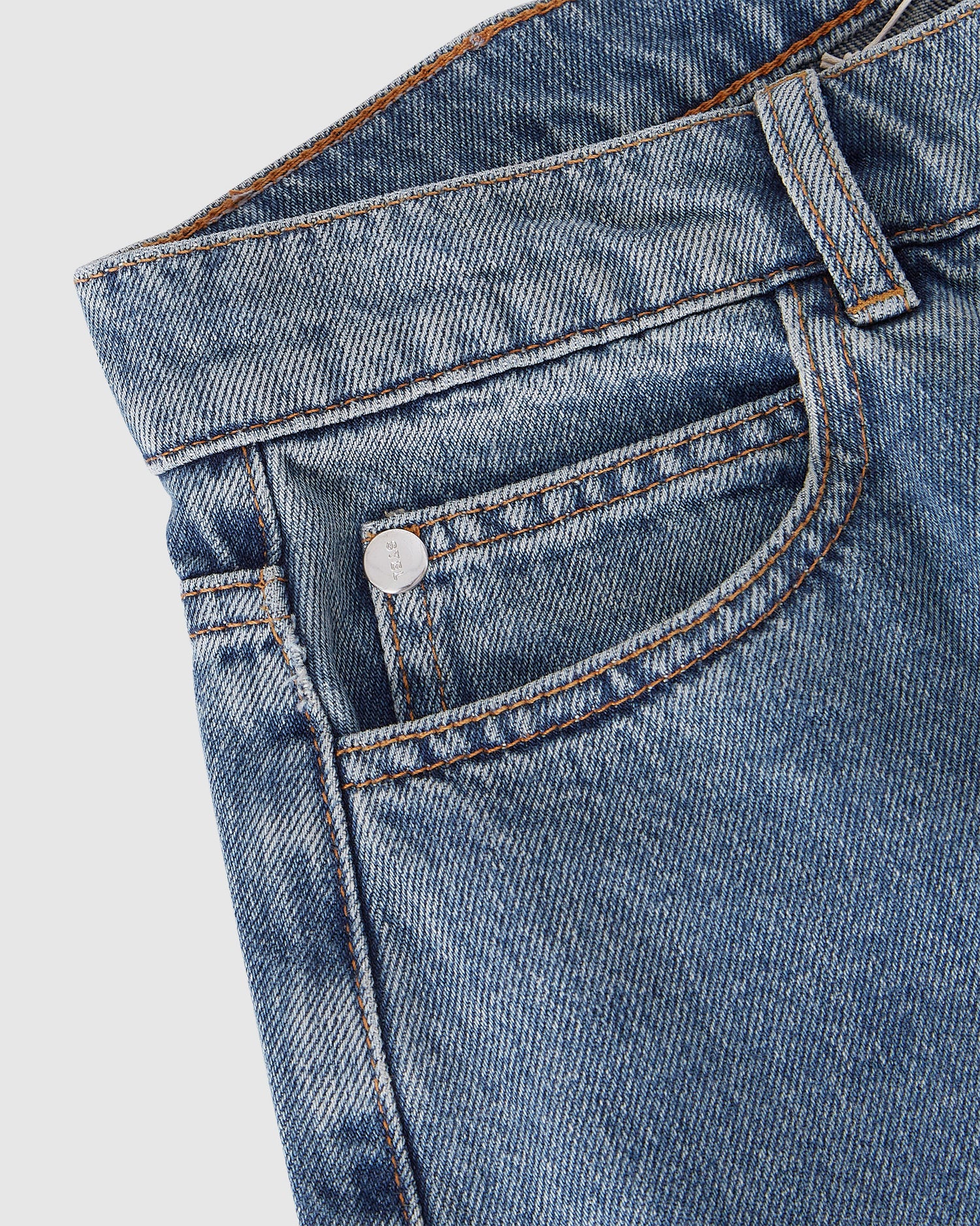 Split Hem Relaxed Denim Jeans
