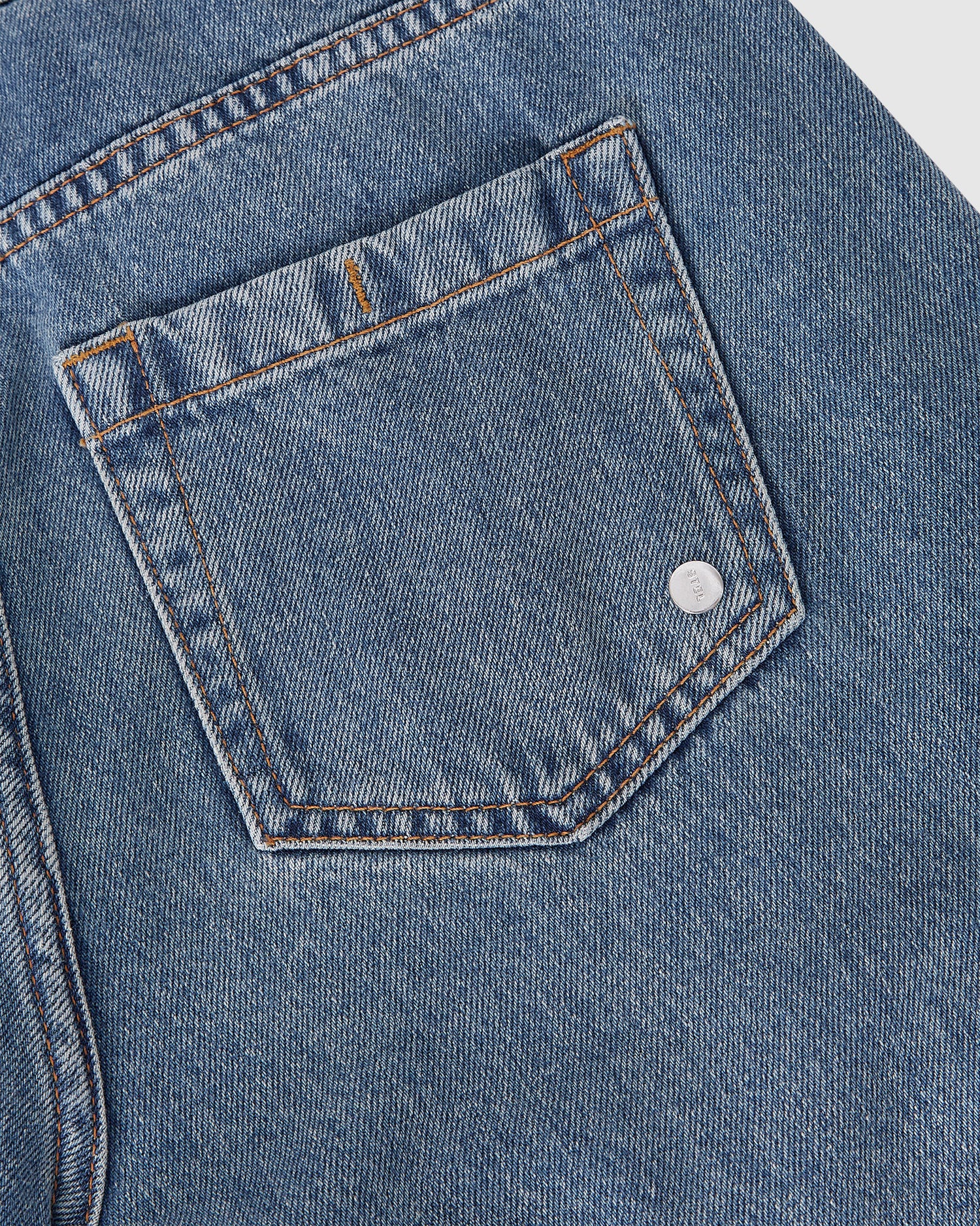 Split Hem Relaxed Denim Jeans