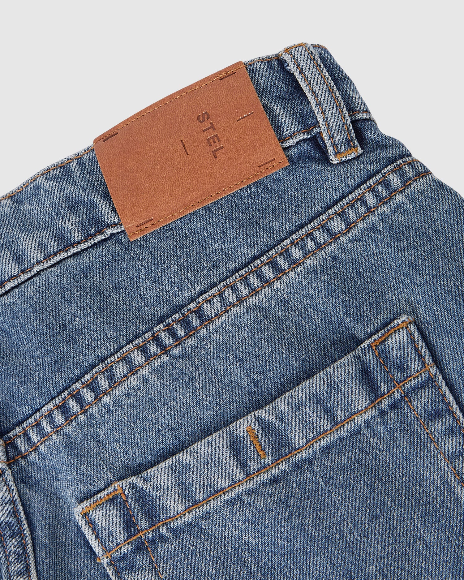 Split Hem Relaxed Denim Jeans