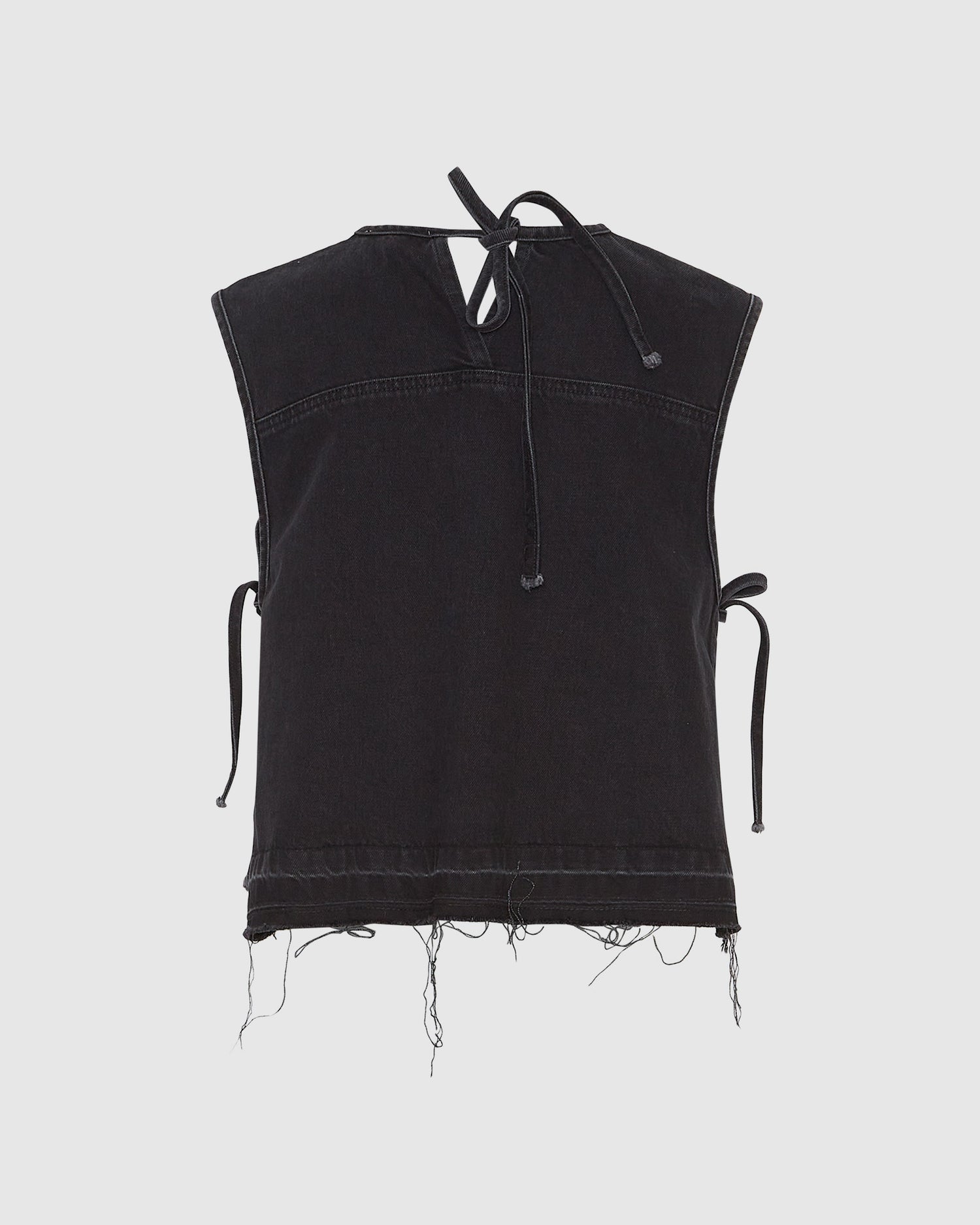 Tie Side Denim Tank Top