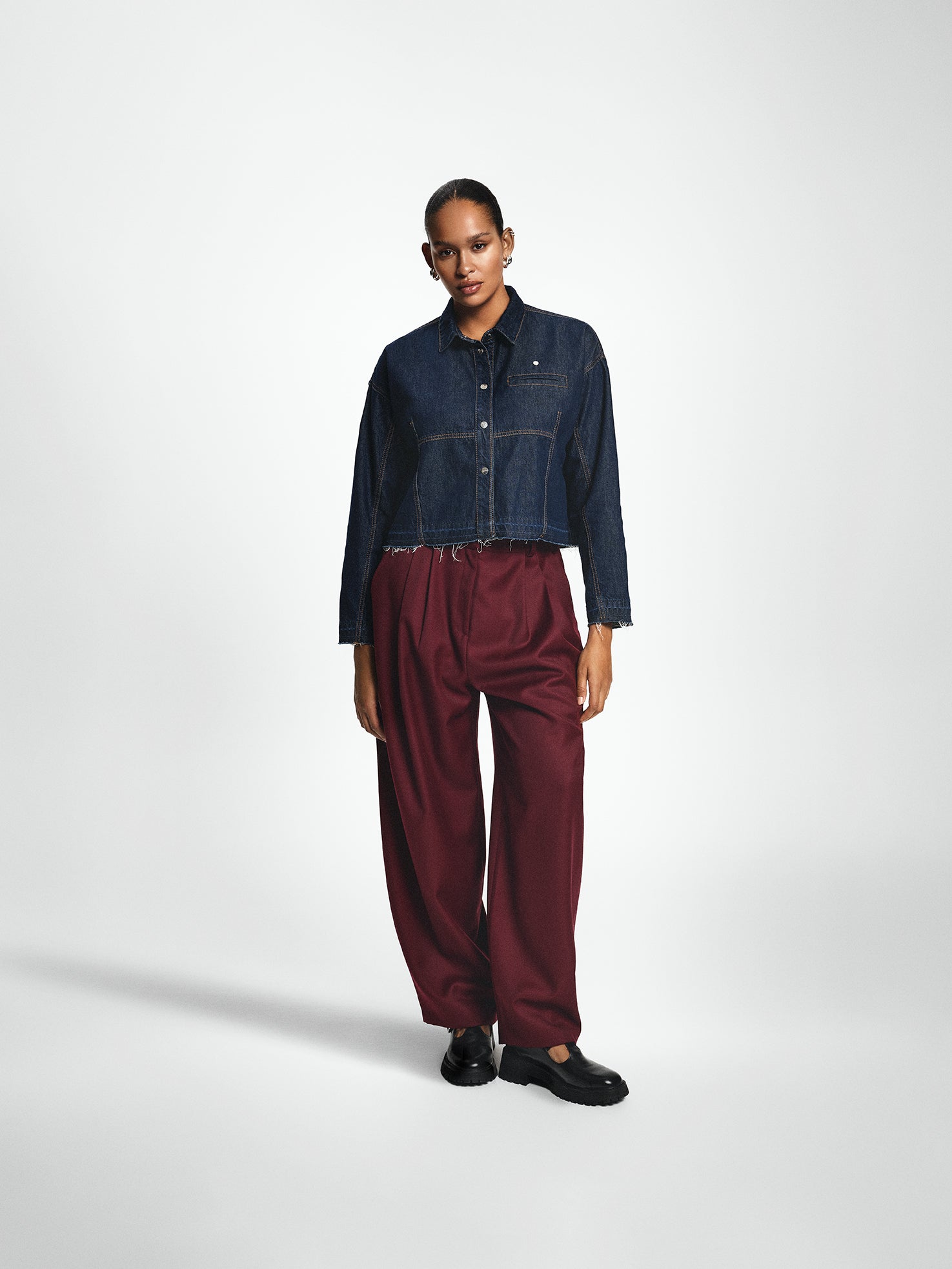 Button Up Denim Shirt