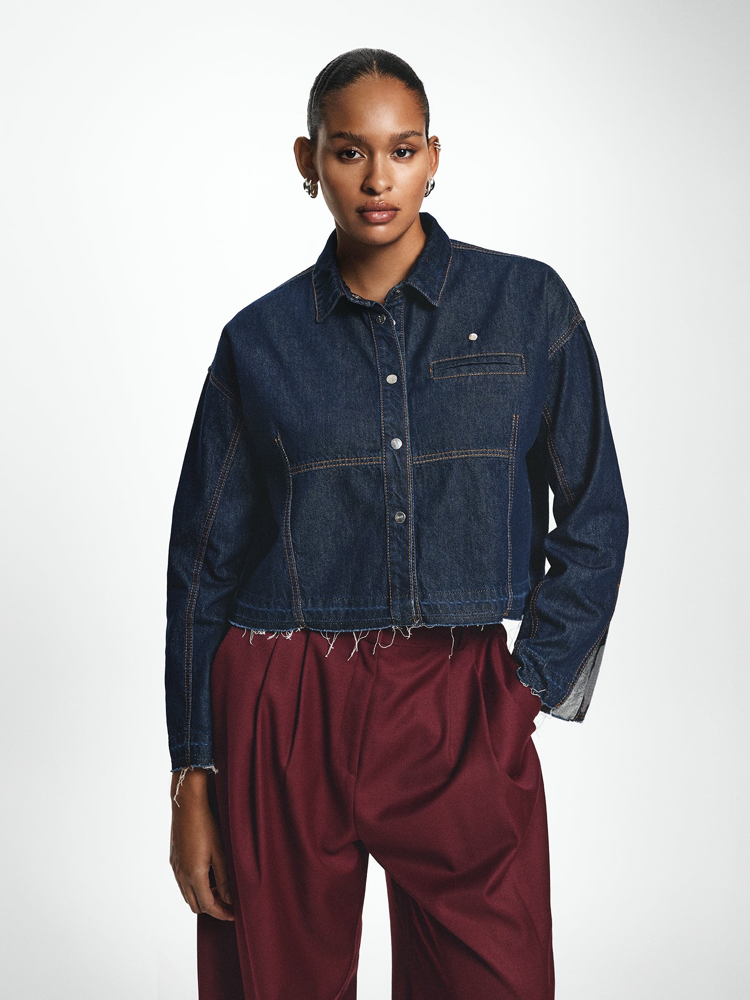 Button Up Denim Shirt