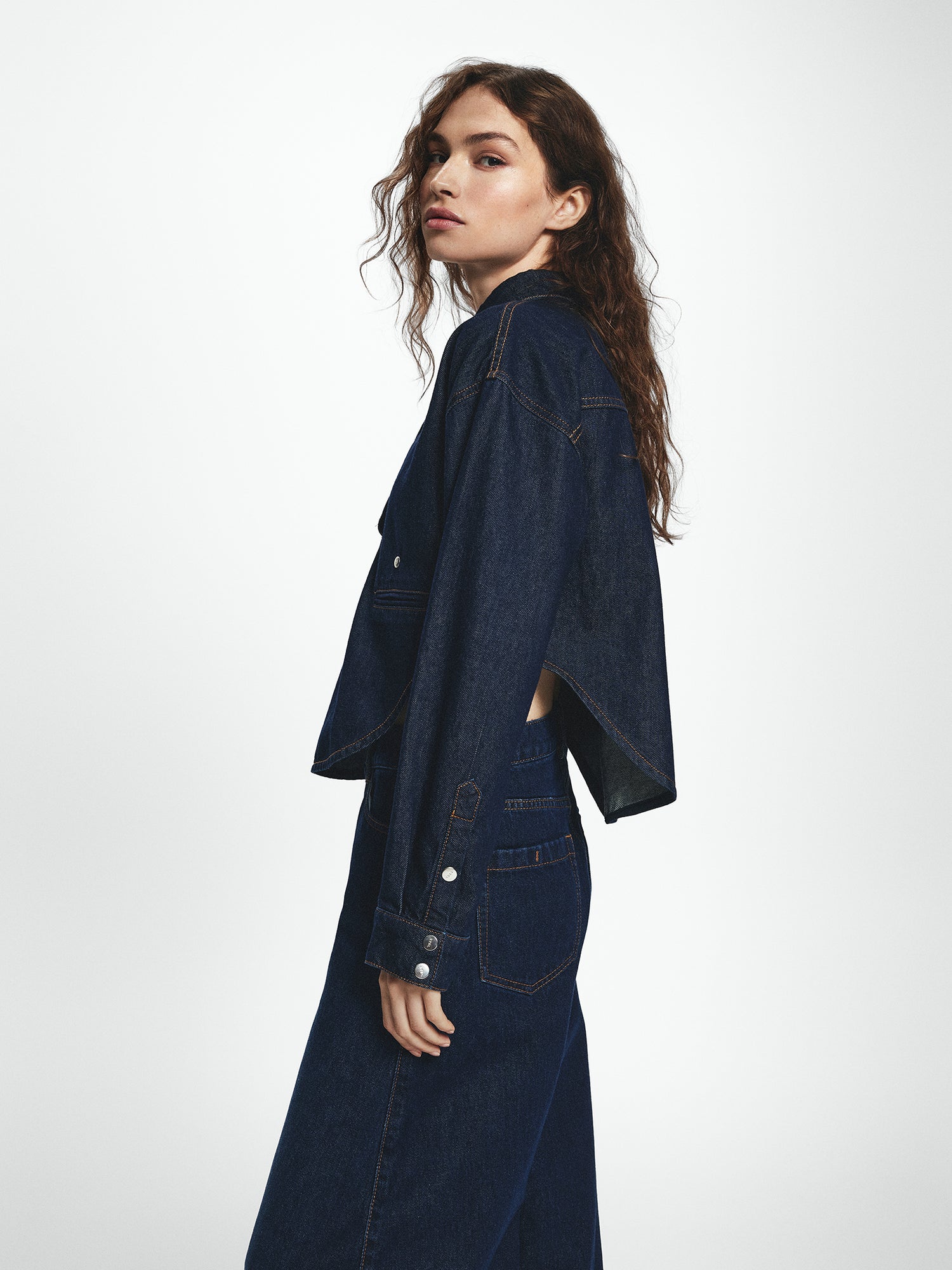 Pullover Denim Shirt