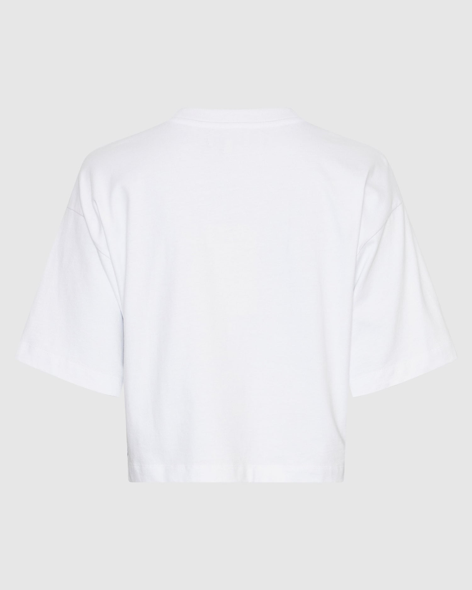 Cropped Cotton Boxy T-shirt