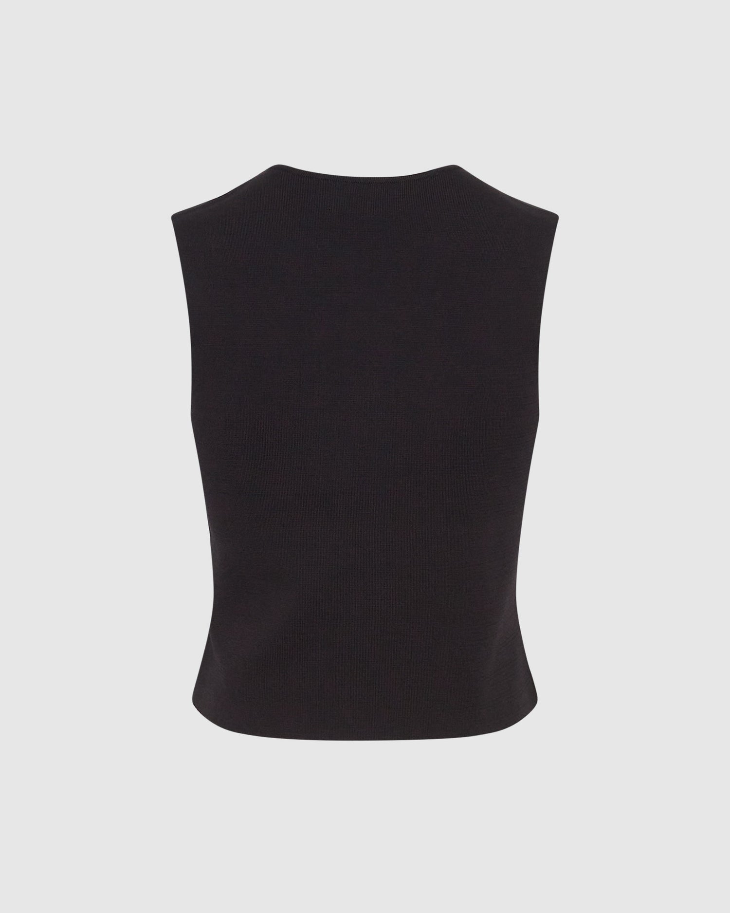 Zip Up Power Knit Vest