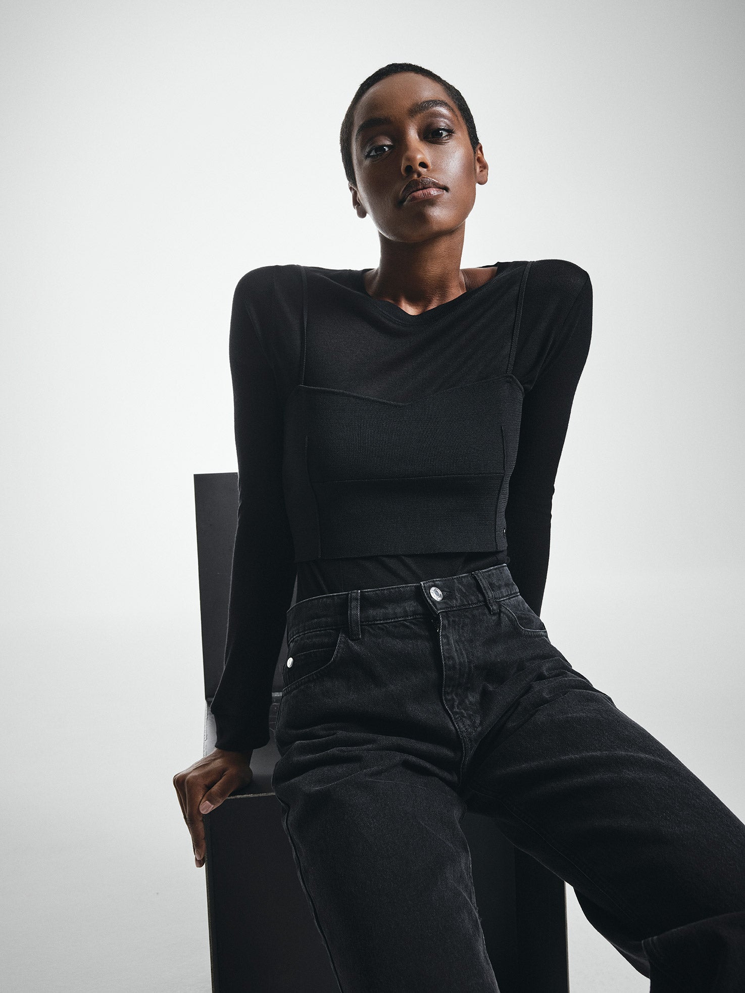 Power Knit Cropped Top