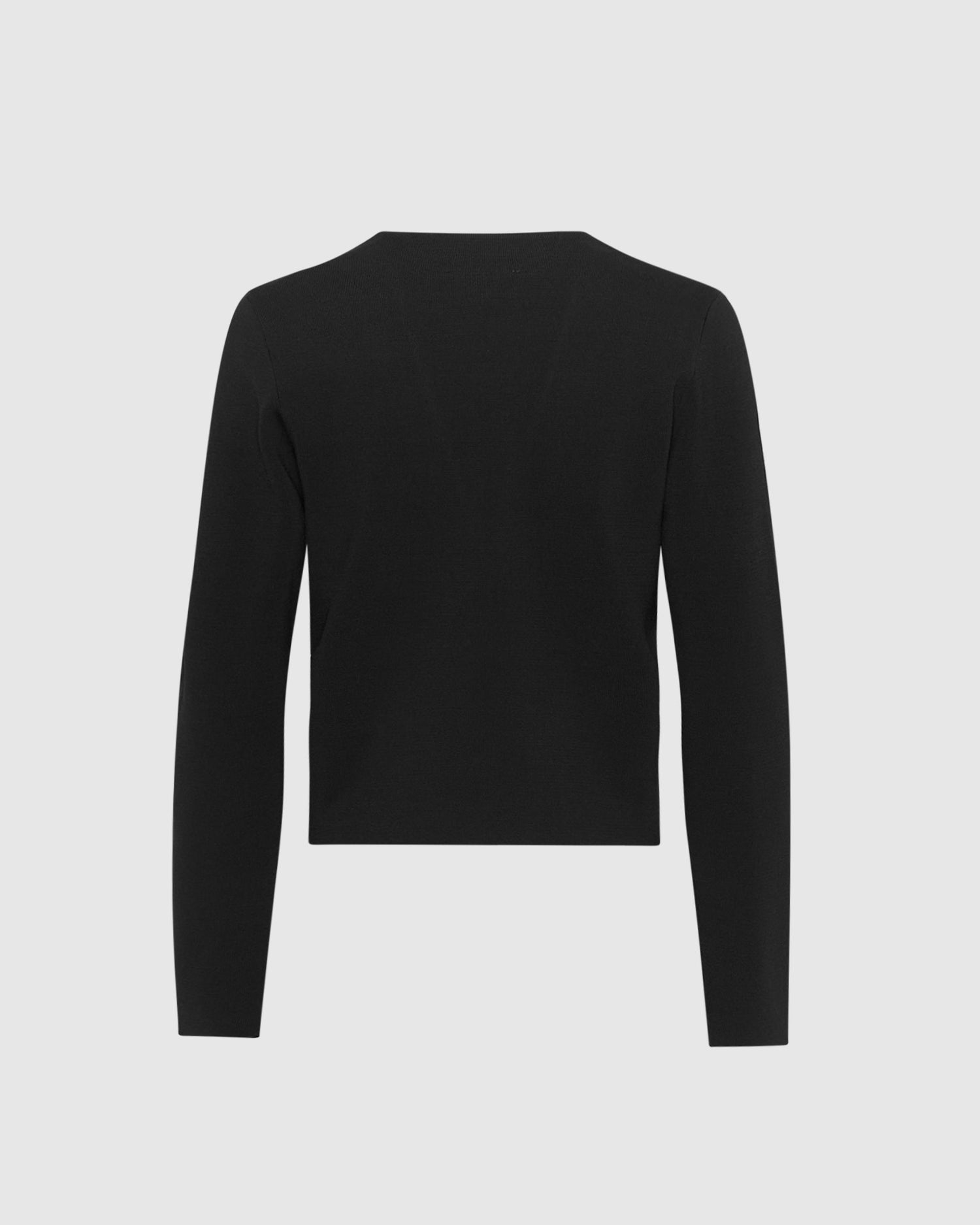 Long Sleeved Power Knit V-Neck Top