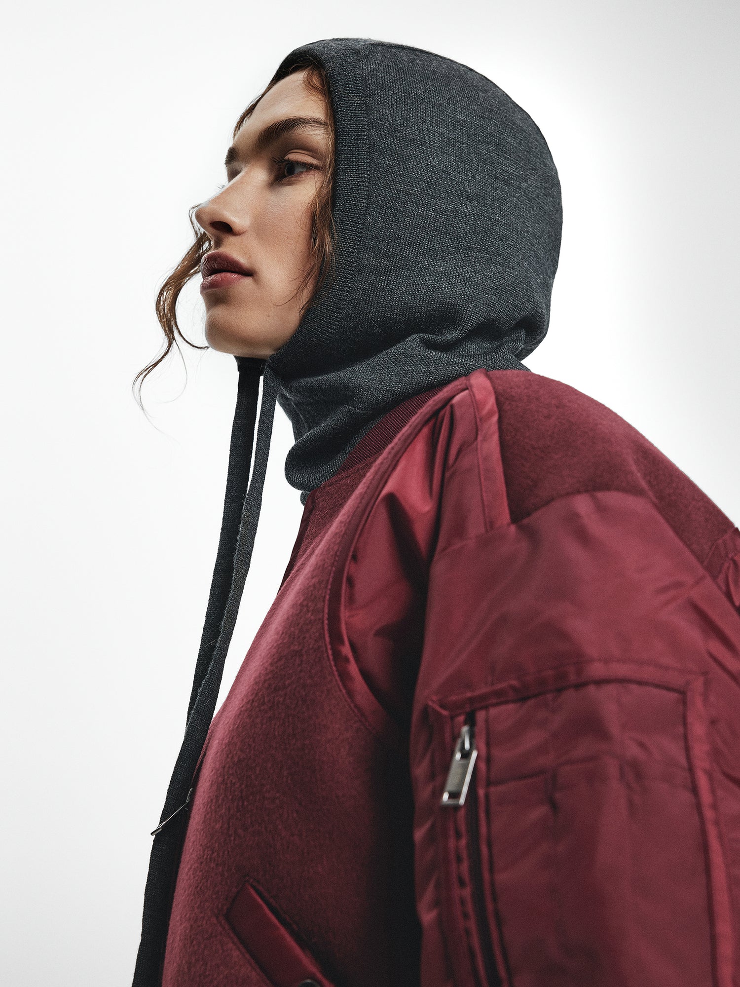 Knitted Merino Wool Hood