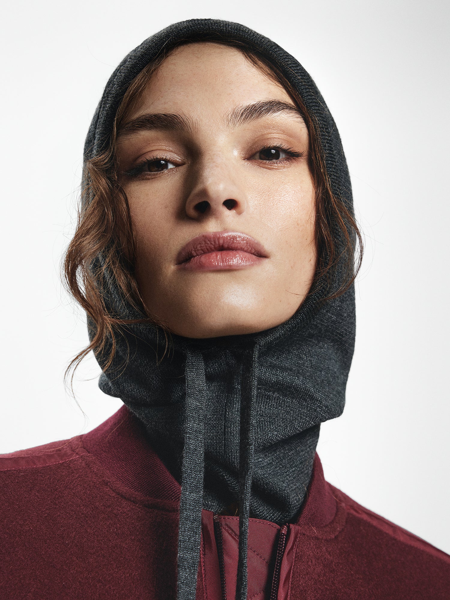 Knitted Merino Wool Hood