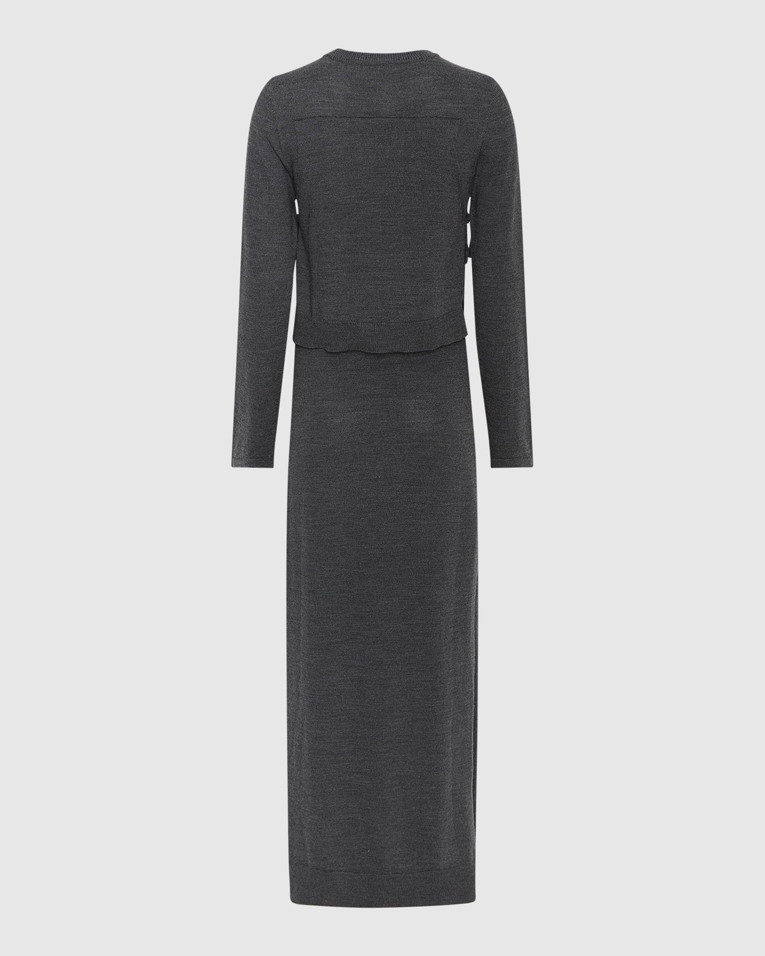 Double Layer Merino Wool Dress