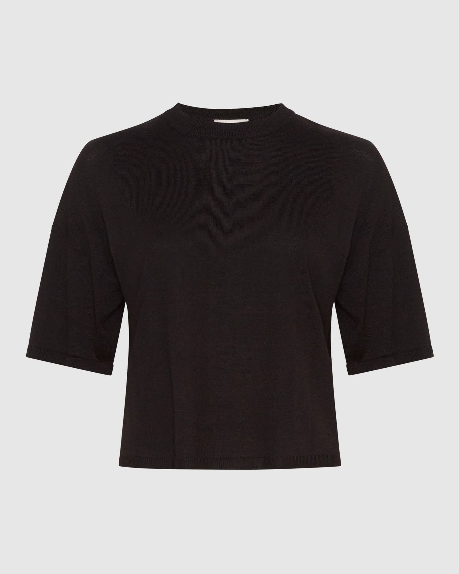 Merino Wool Boxy T-shirt