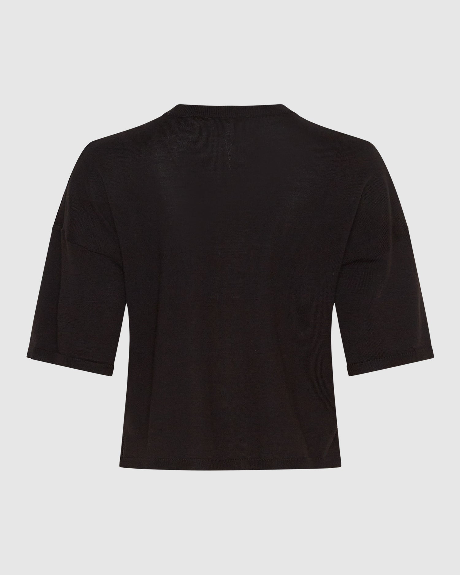 Merino Wool Boxy T-shirt