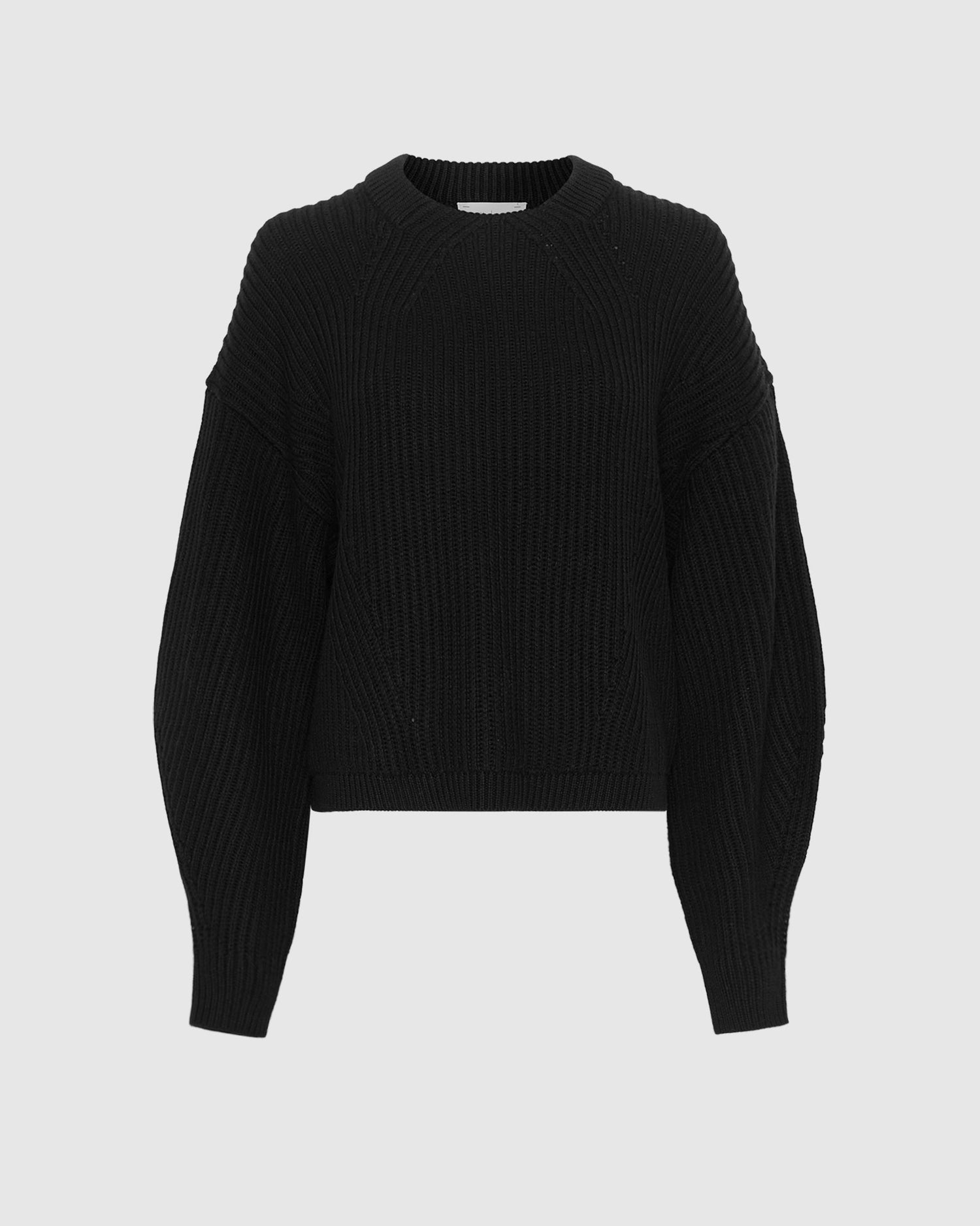 Ribbed Knitted Relaxed Jumper
