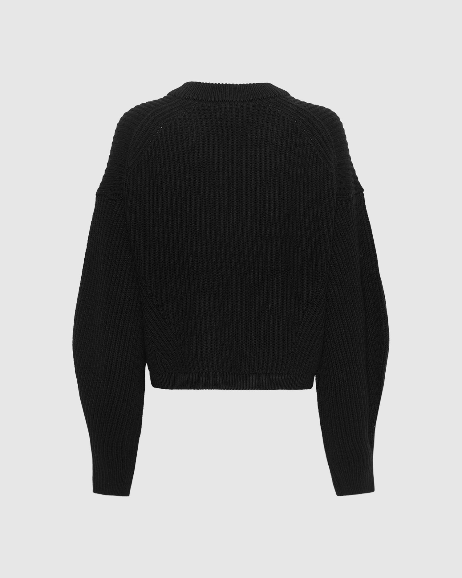 Ribbed Knitted Relaxed Jumper