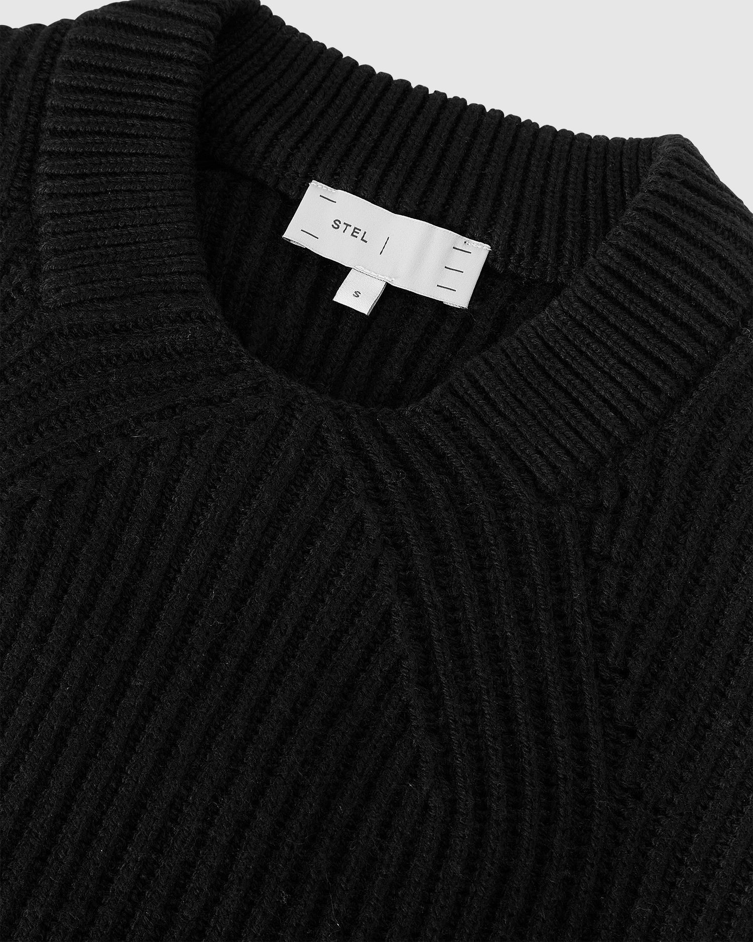 Ribbed Knitted Relaxed Jumper