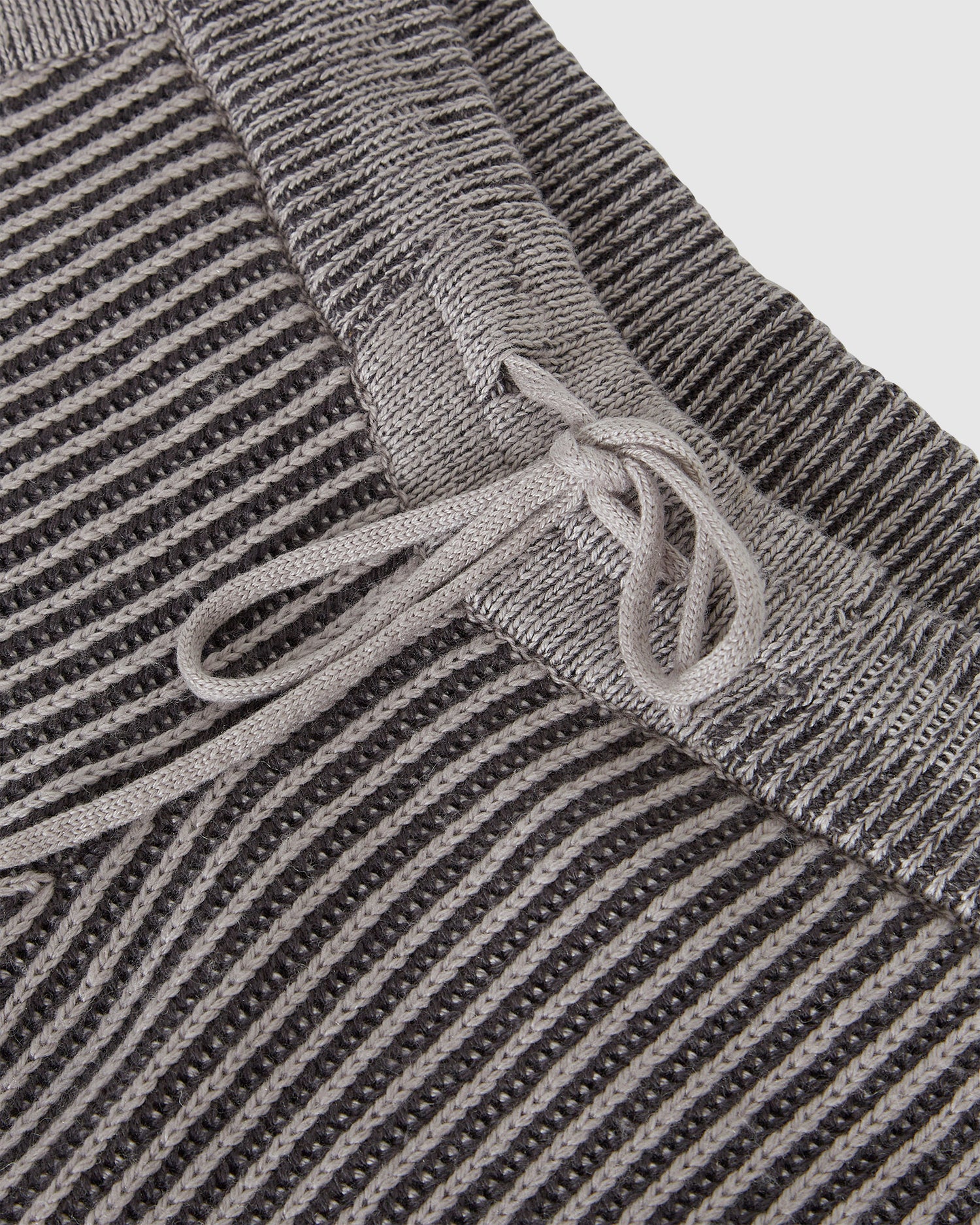 Ribbed Knitted Relaxed Trousers