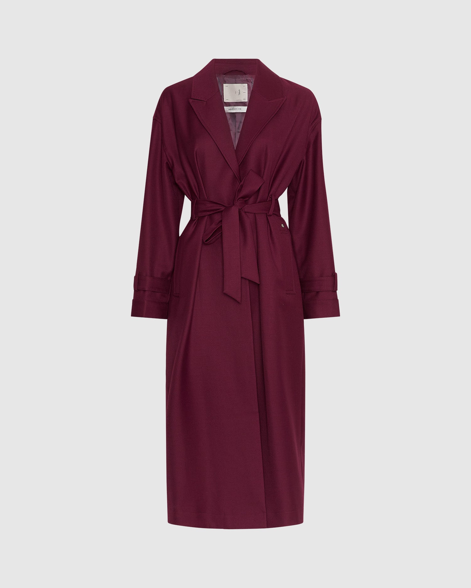 Belted Longline Relaxed Coat