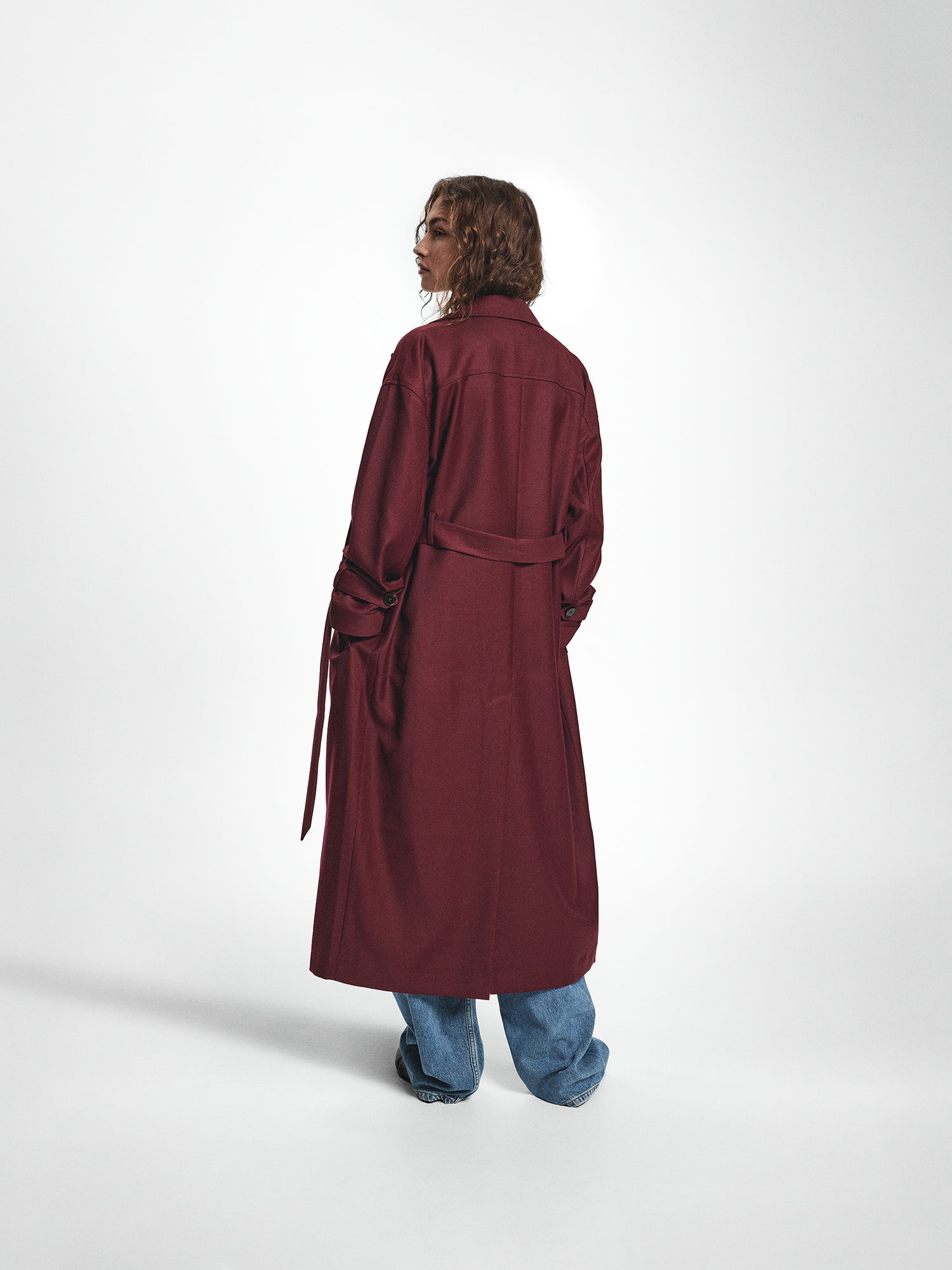 Belted Longline Relaxed Coat