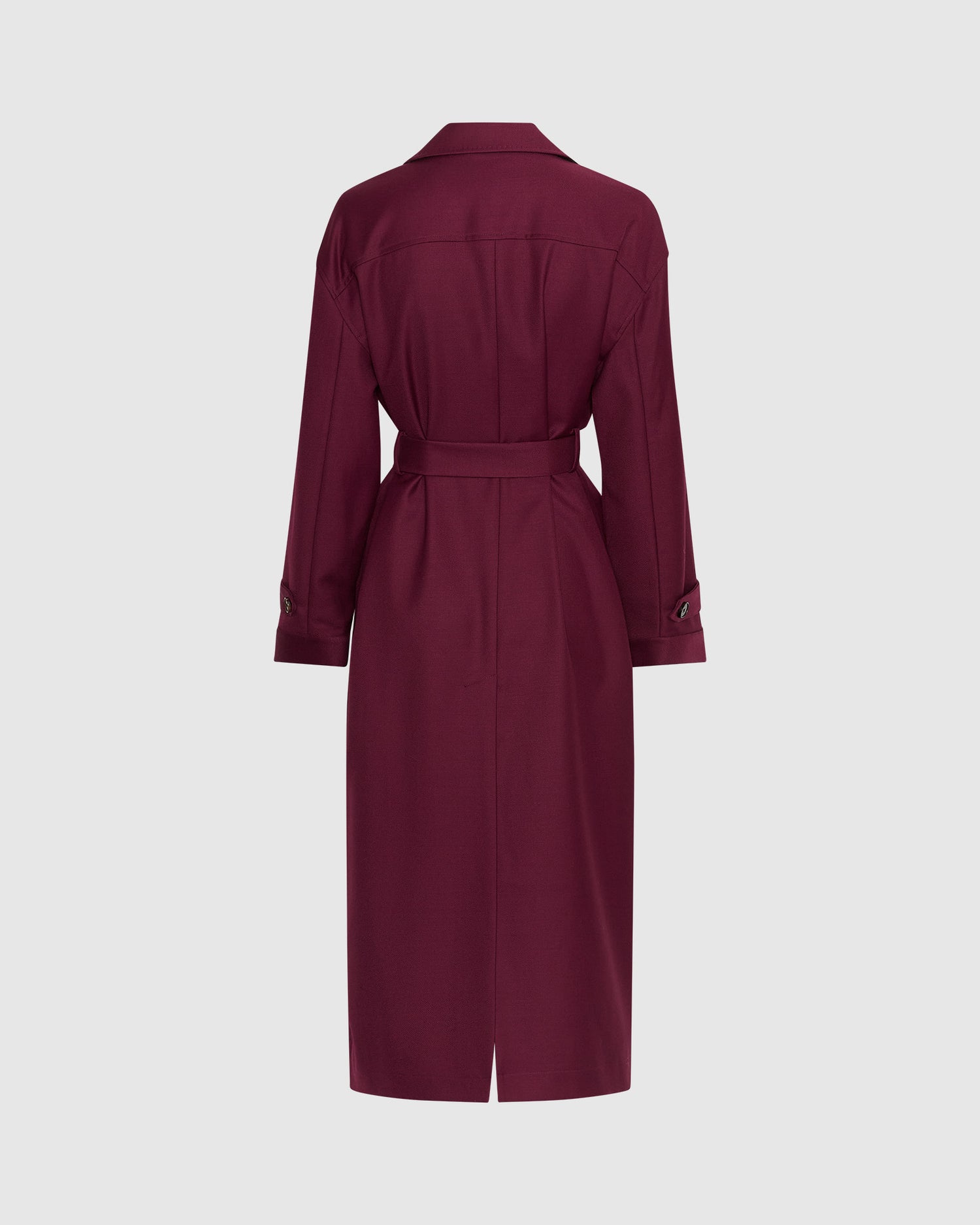 Belted Longline Relaxed Coat