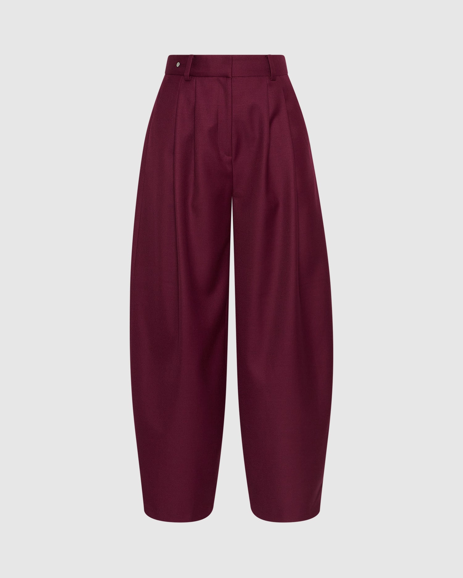 Pleated Wide Barrow Leg Trousers