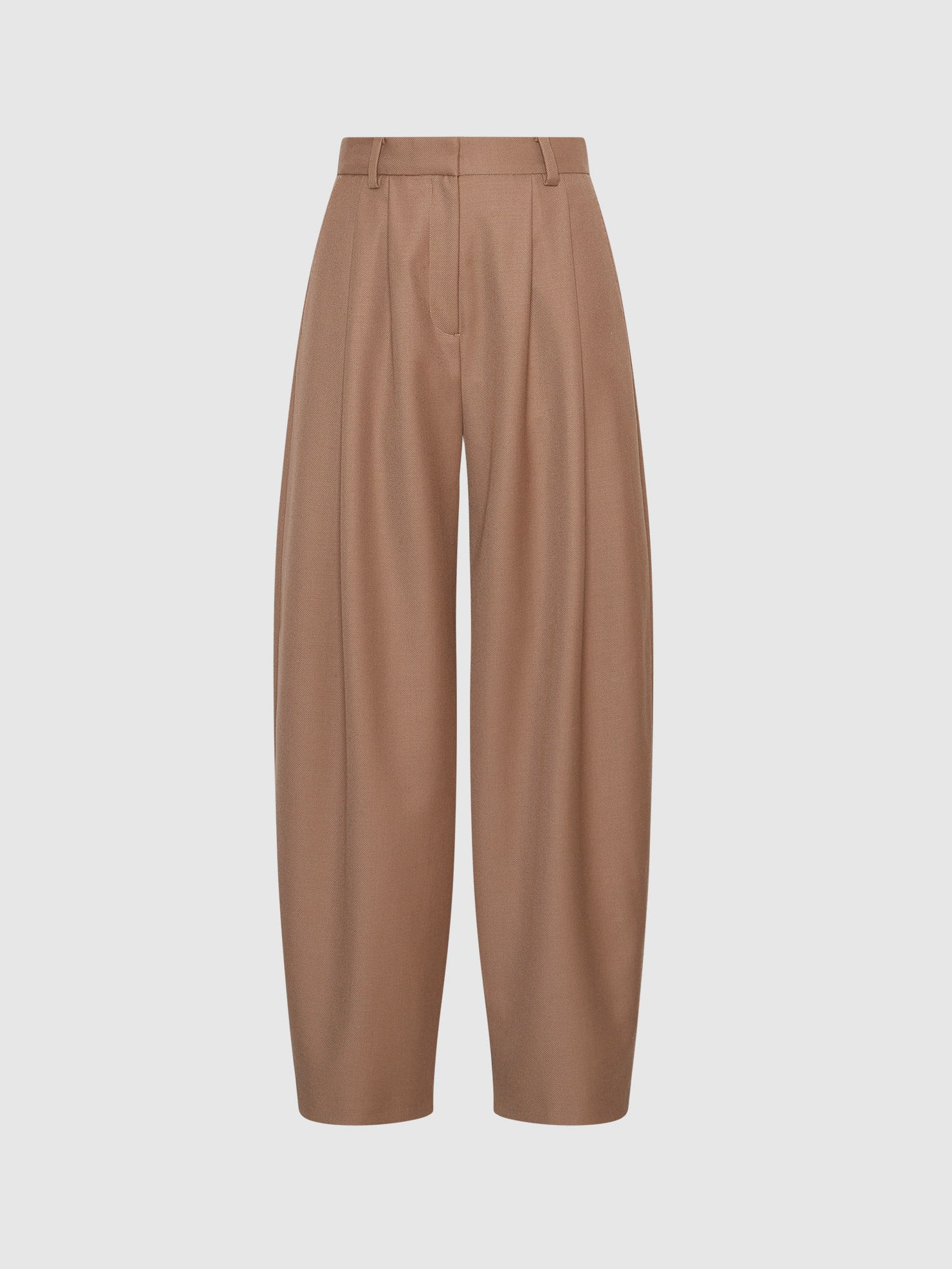 Pleated Relaxed Tailored Trousers