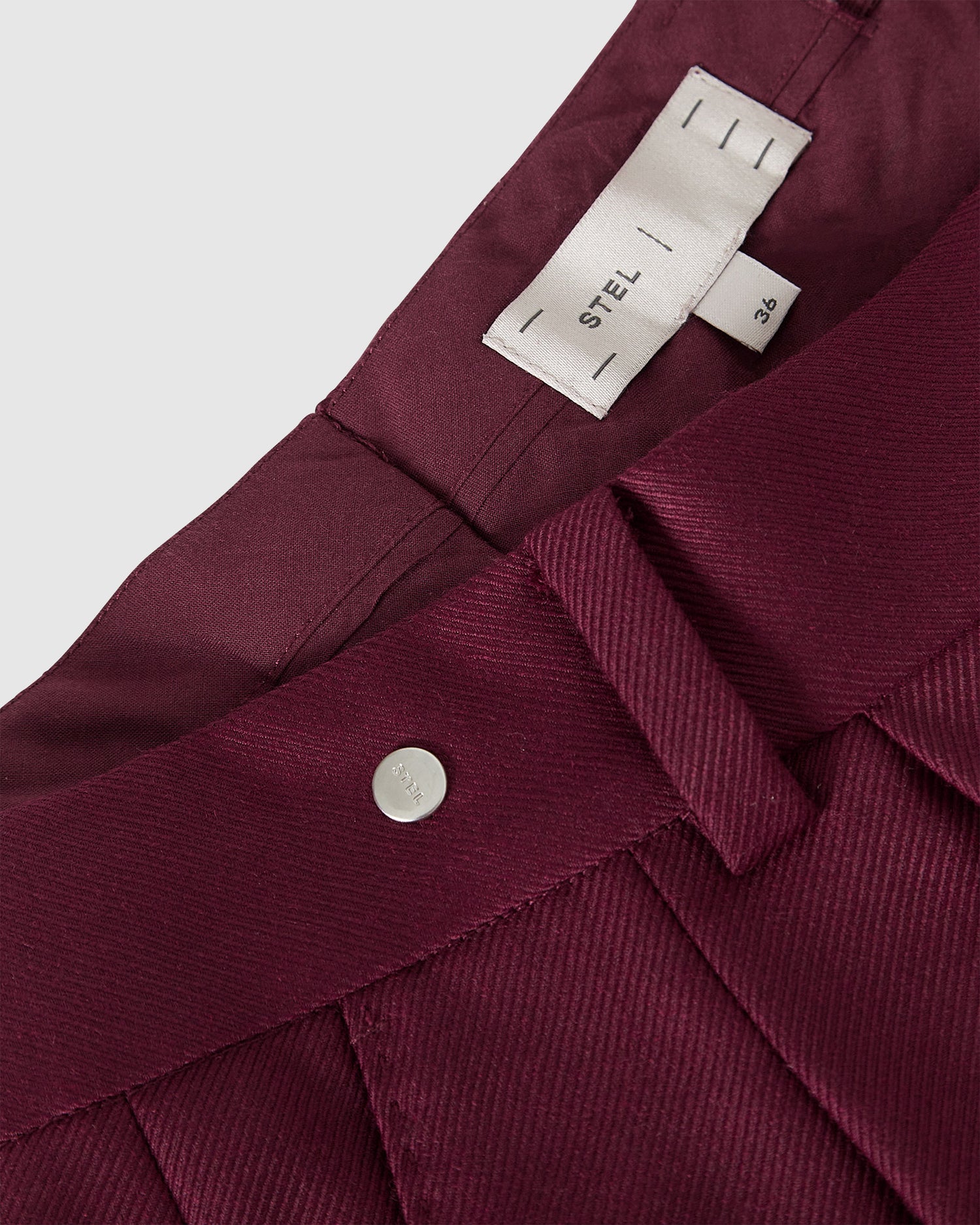 Pleated Wide Barrow Leg Trousers