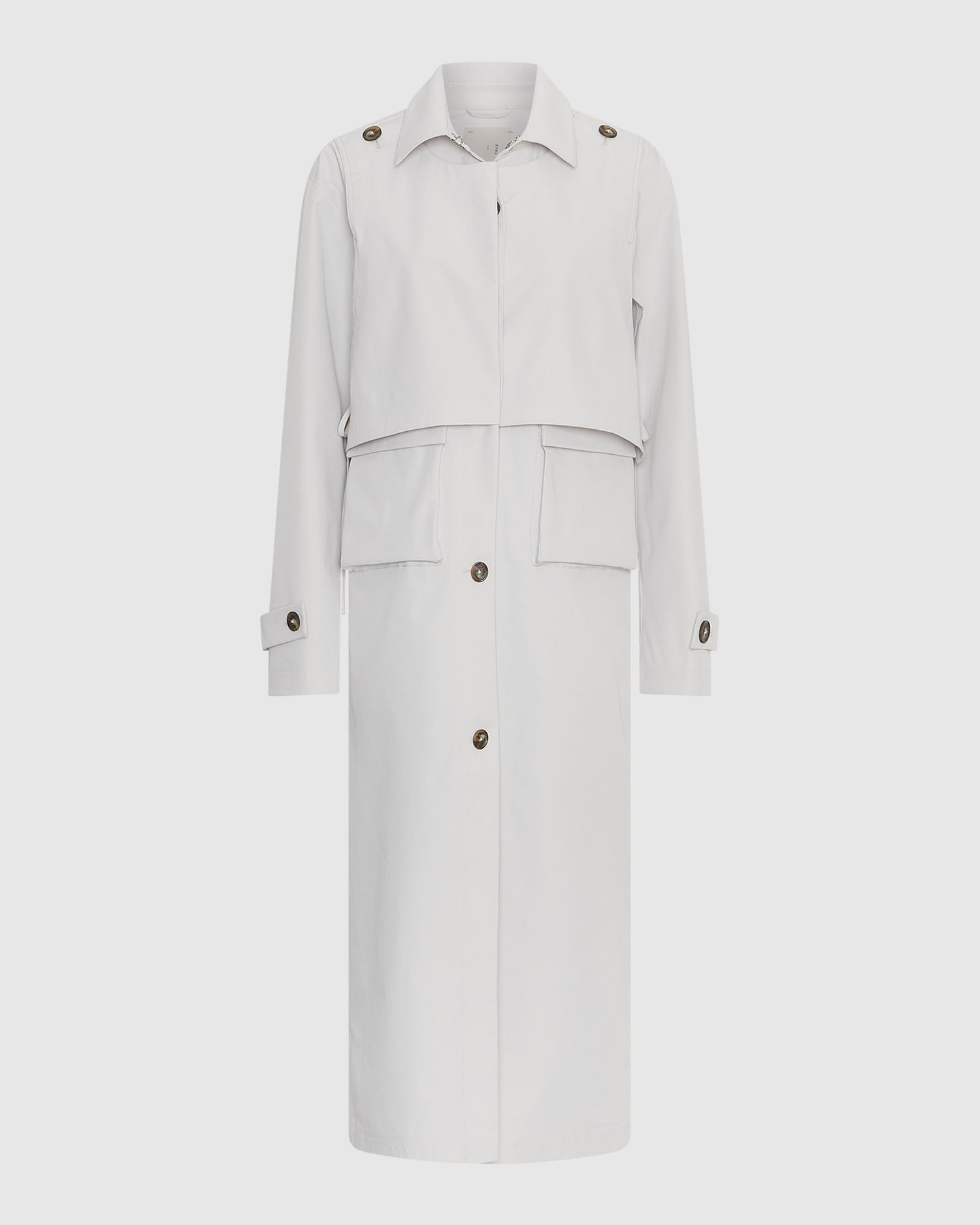 Double Layer Trench Coat