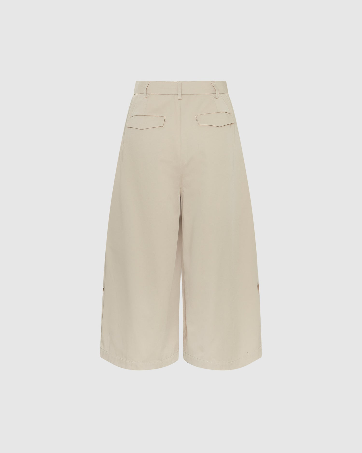Pleated Wide Leg Culottes