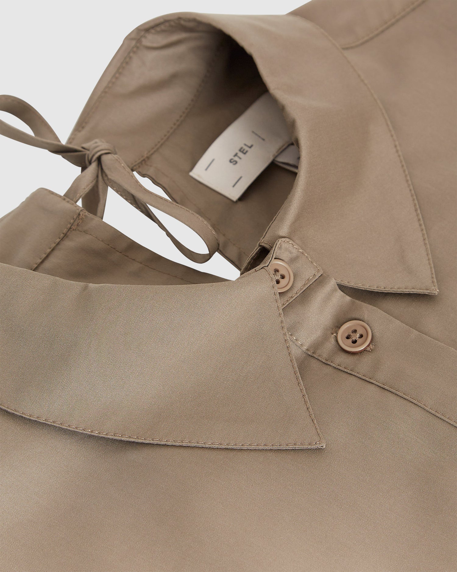 Double Layer Relaxed Shirt Dress