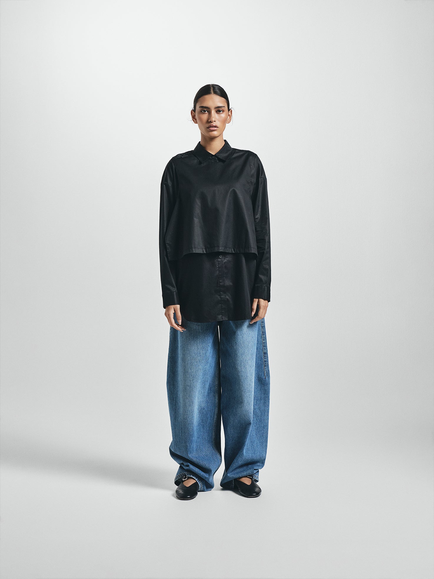 Double Layer Relaxed Shirt