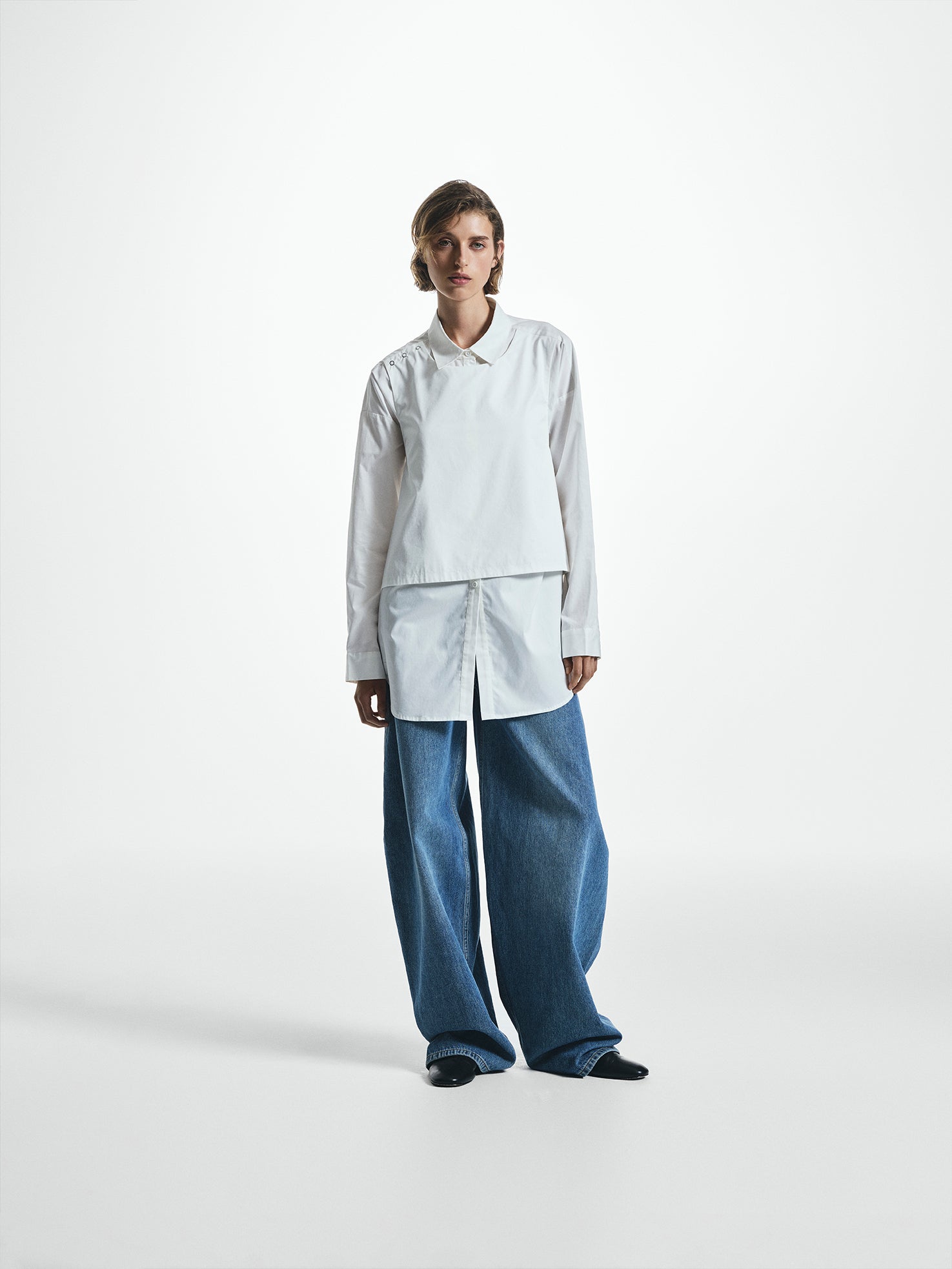 Double Layer Relaxed Shirt