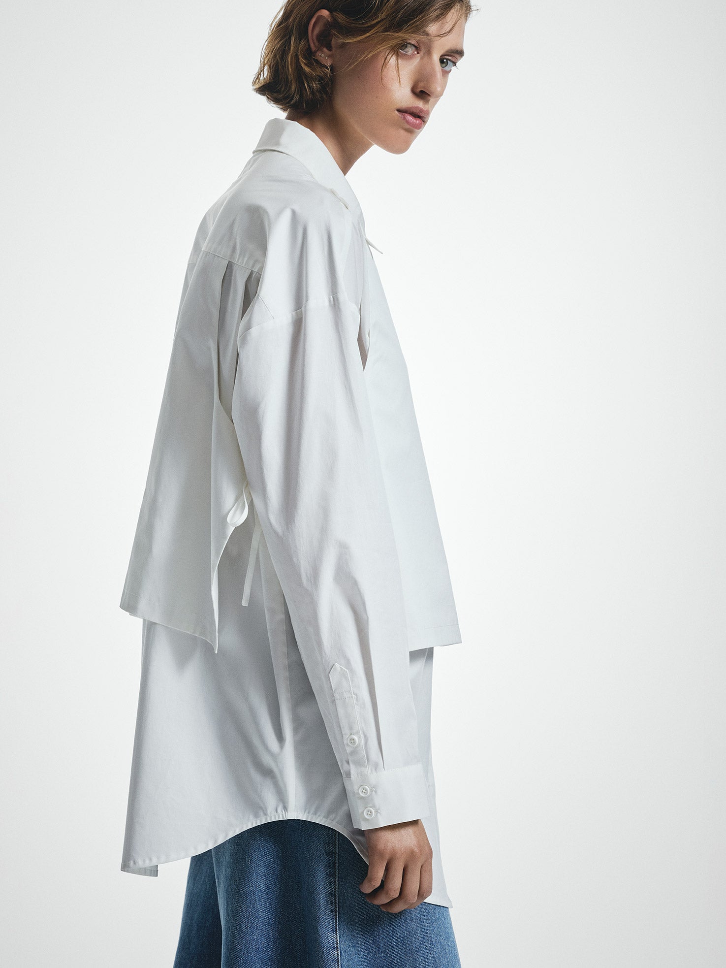 Double Layer Relaxed Shirt