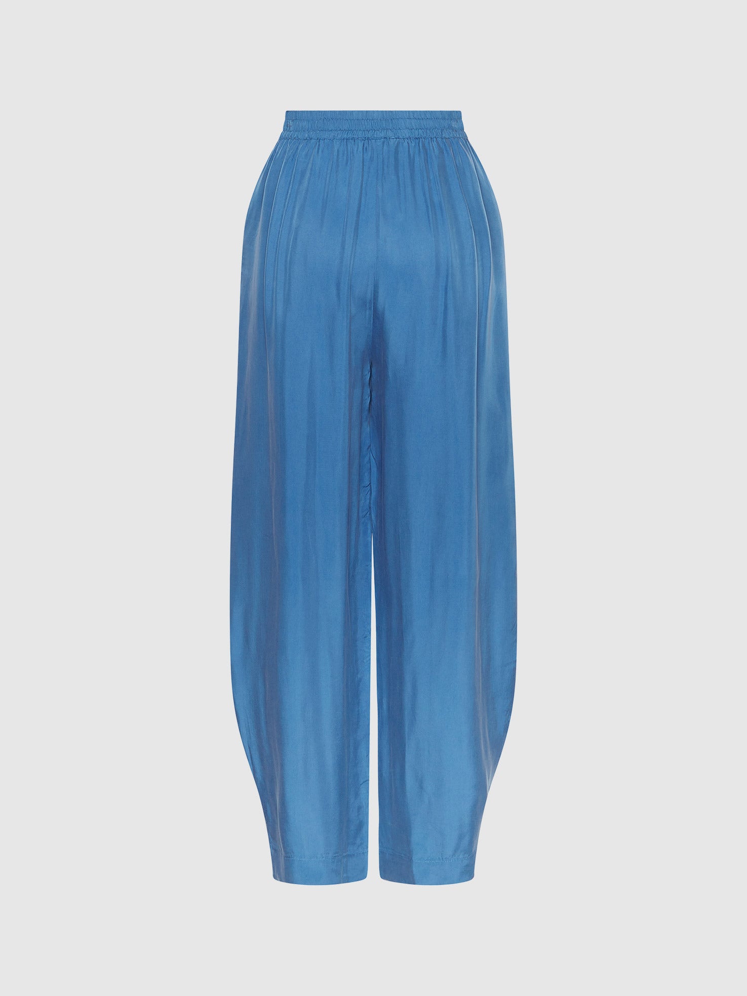 Pleated Elastic Relaxed Trousers