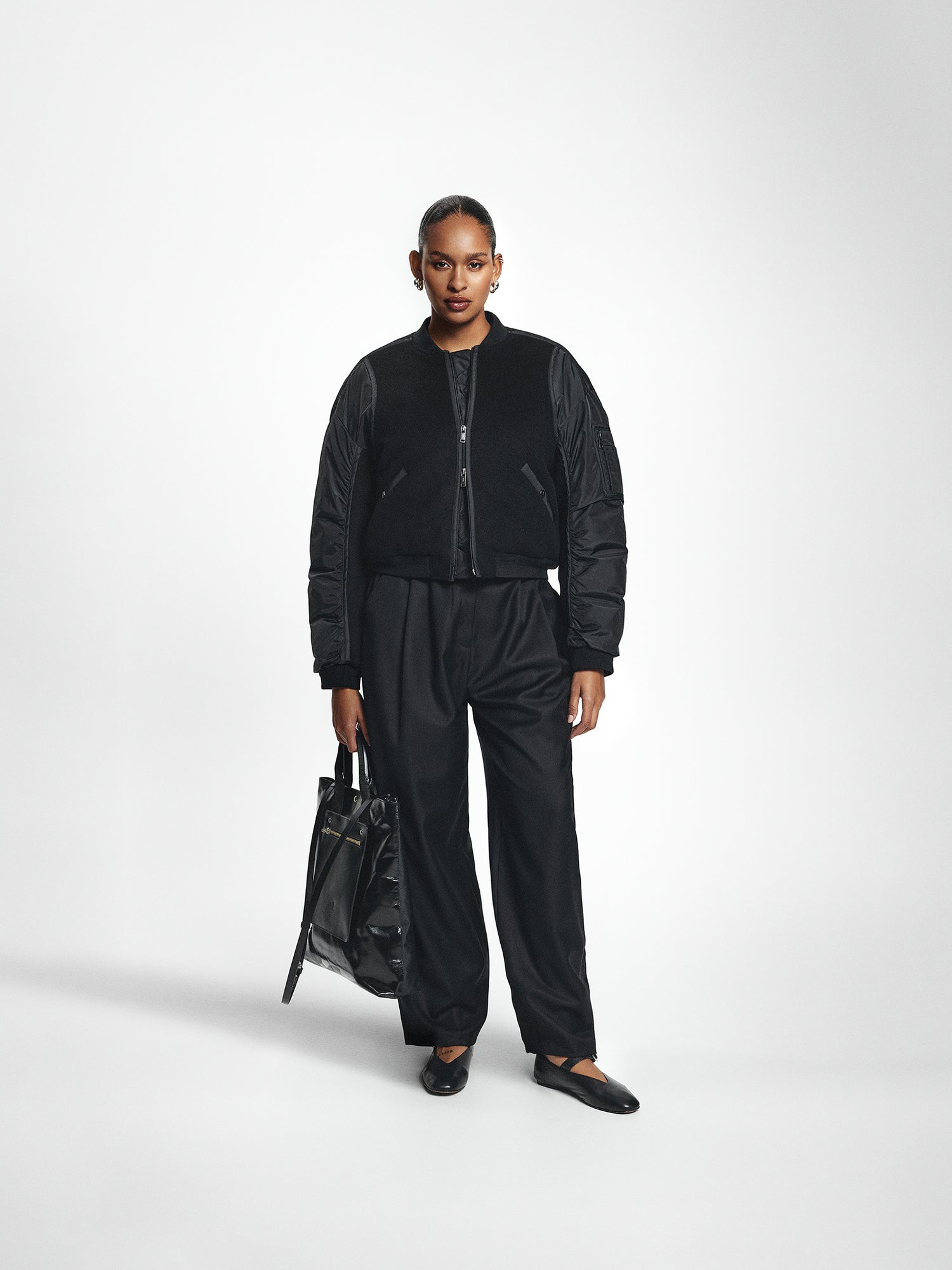 Down Filled Bomber Jacket