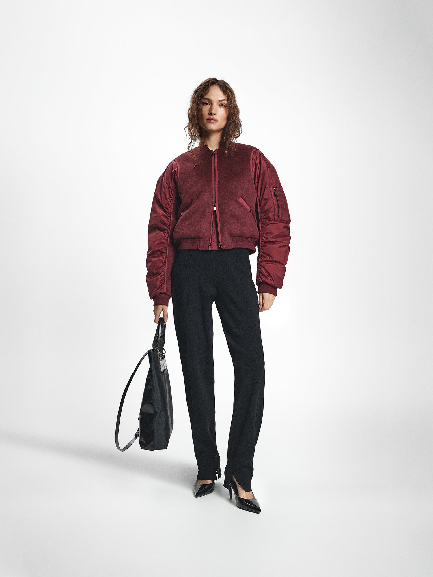 Down Filled Bomber Jacket