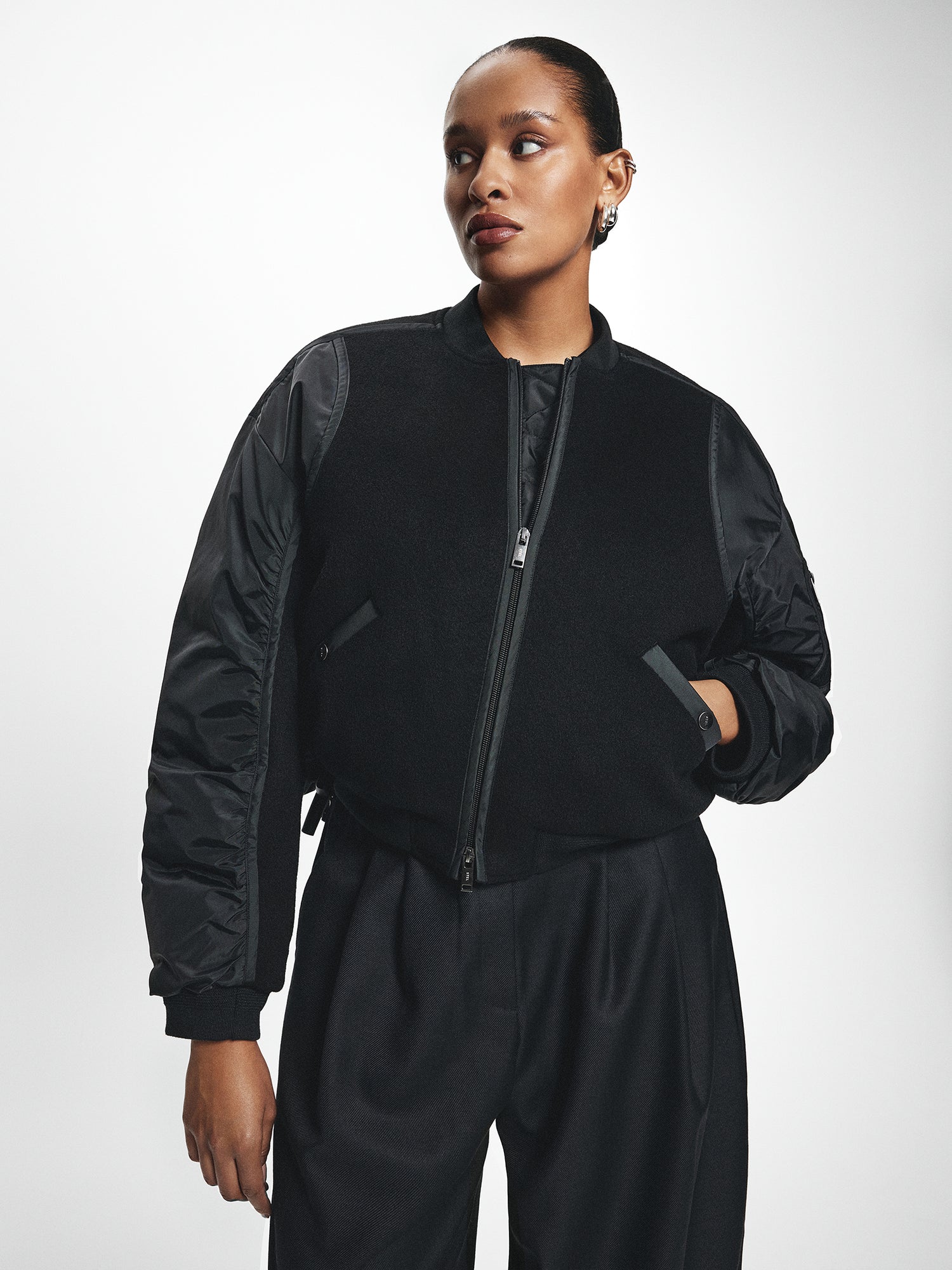 Down Filled Bomber Jacket
