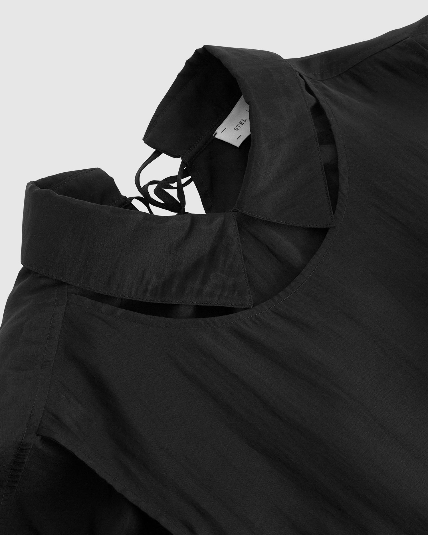 Double Layer Sheer Longline Shirt