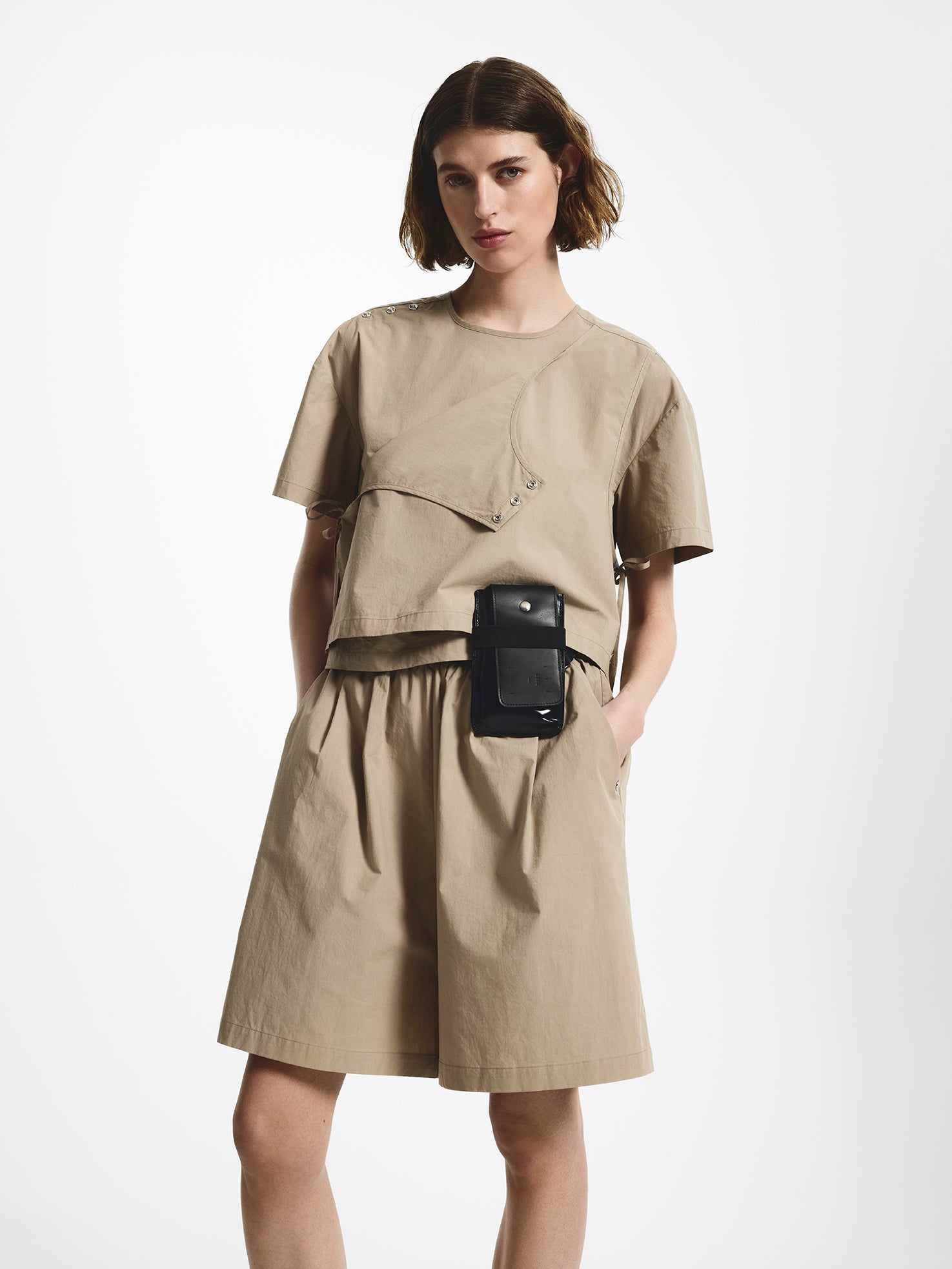 Double Layer Boxy Shirt
