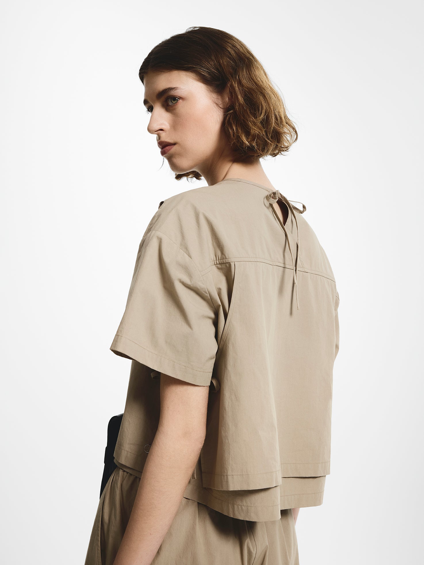 Double Layer Boxy Shirt