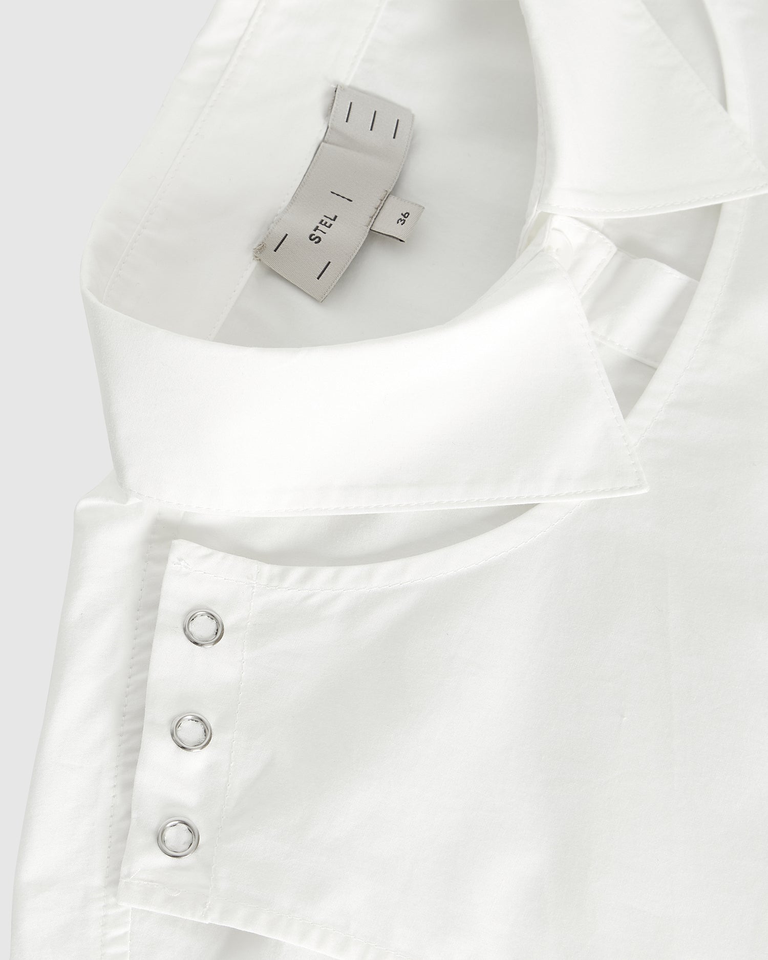 Asymmetric Double Layer Cotton Shirt