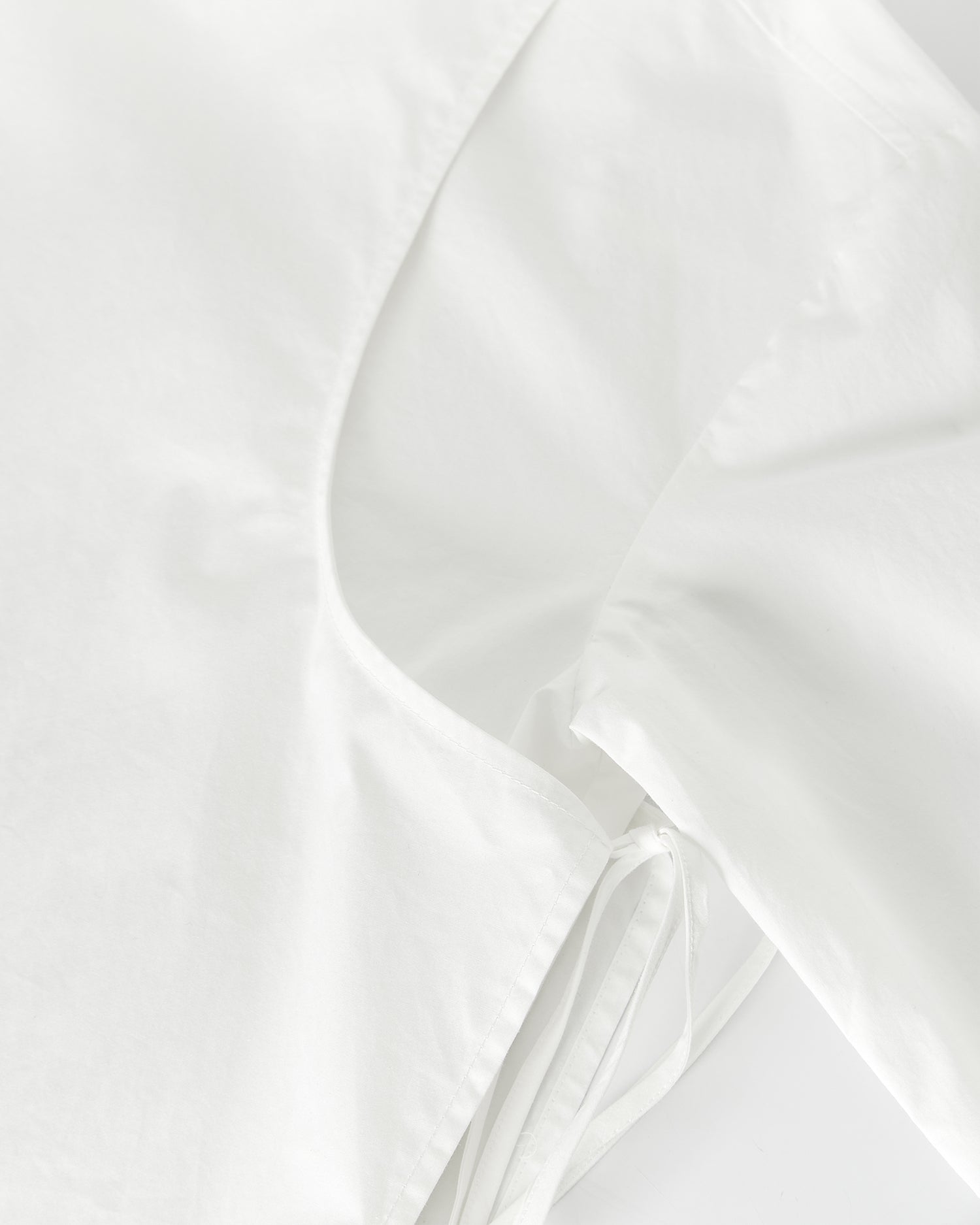 Asymmetric Double Layer Cotton Shirt