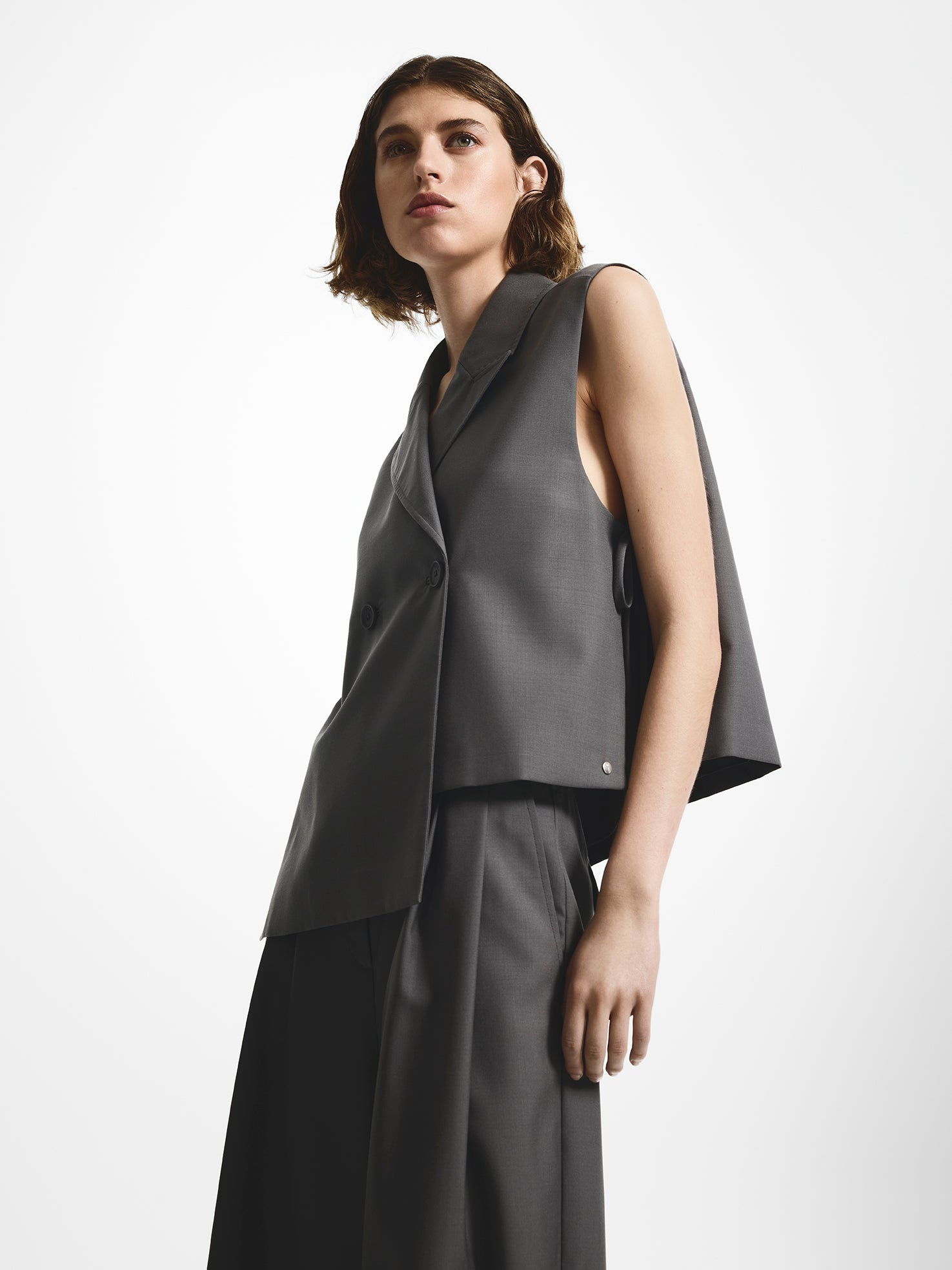 Asymmetric Tailored Vest