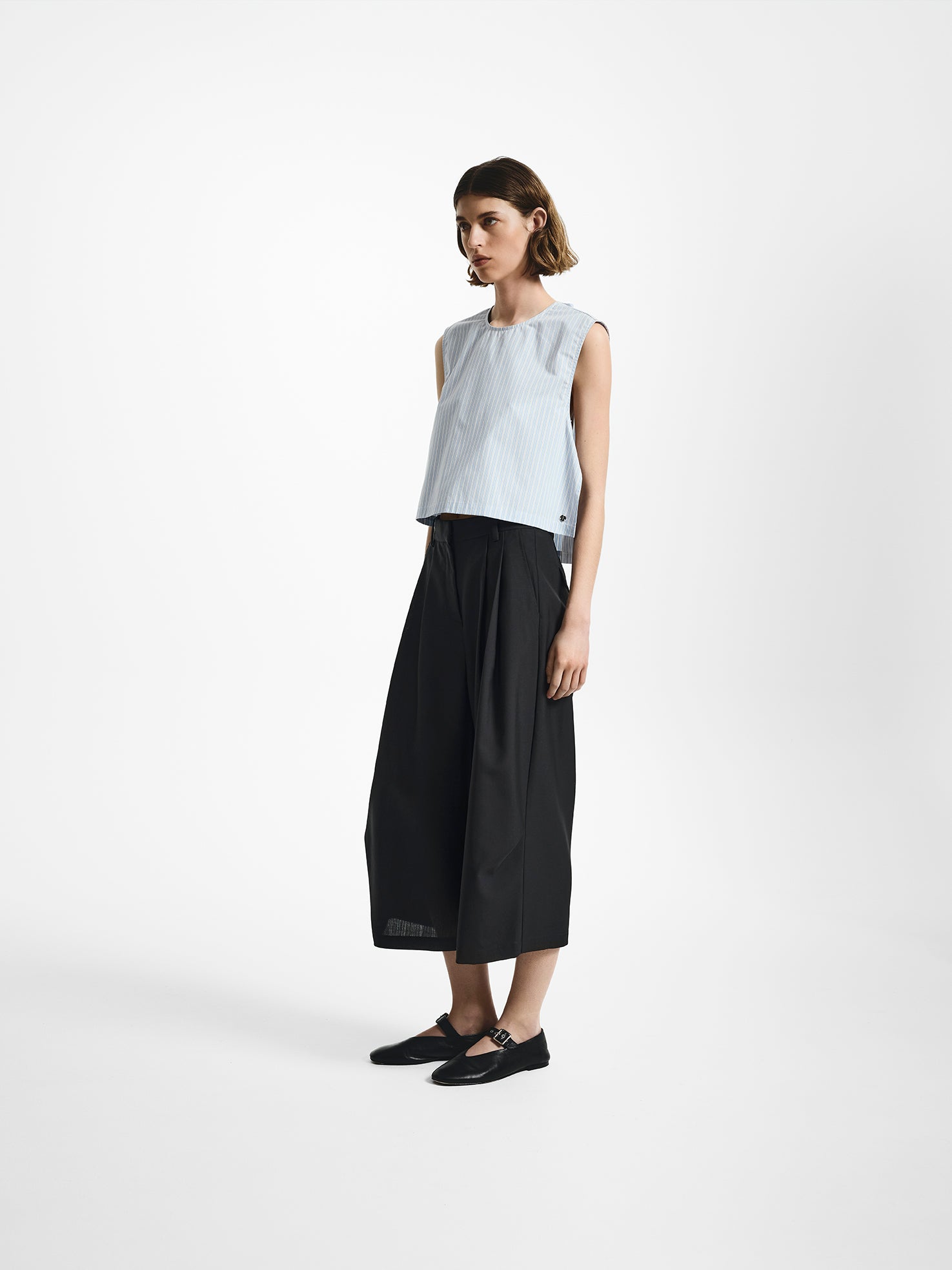 Lightweight Pleated Culottes