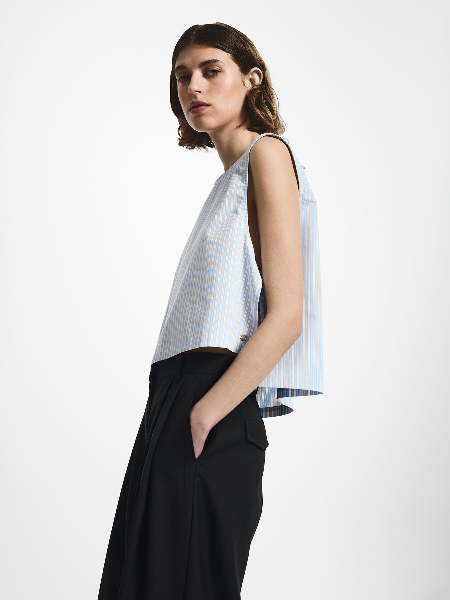 Lightweight Pleated Culottes