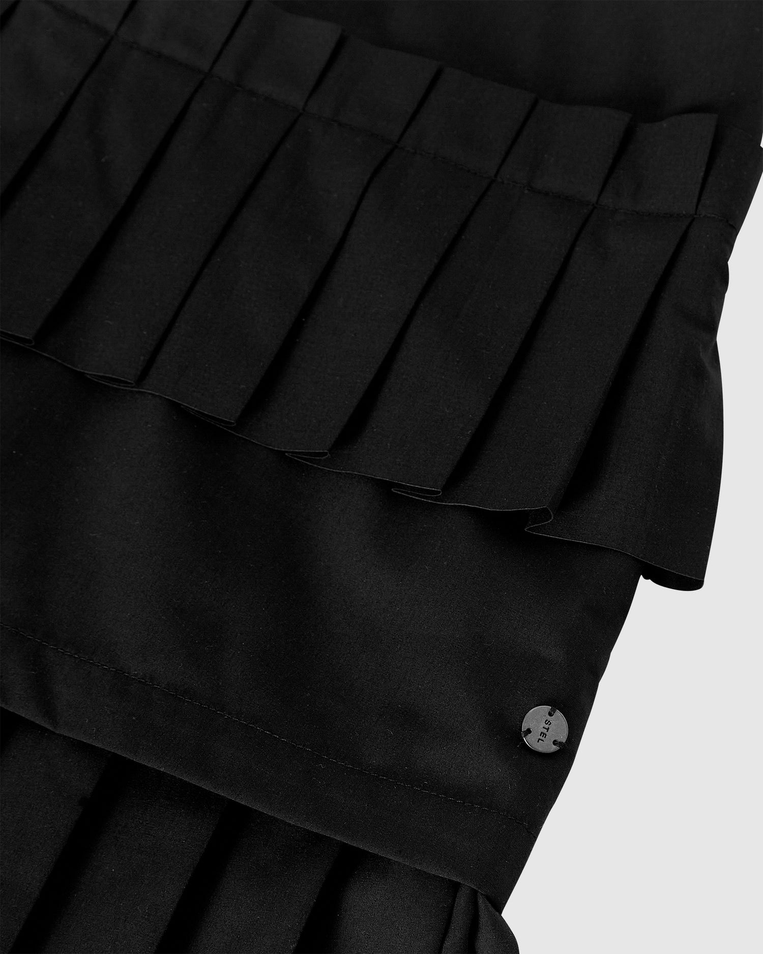 Short Pleated T-Shirt Dress