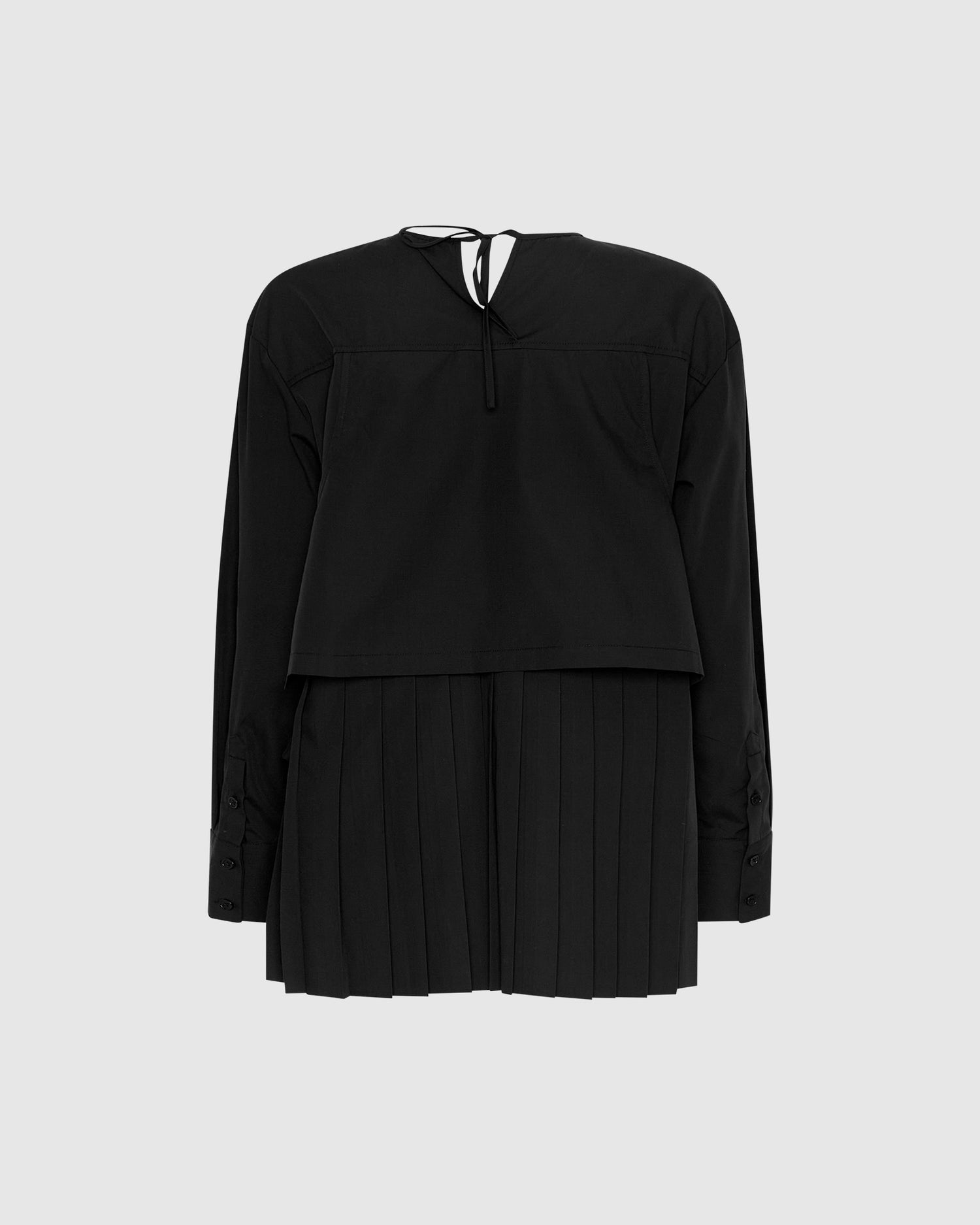 Triple Layer Pleated Shirt
